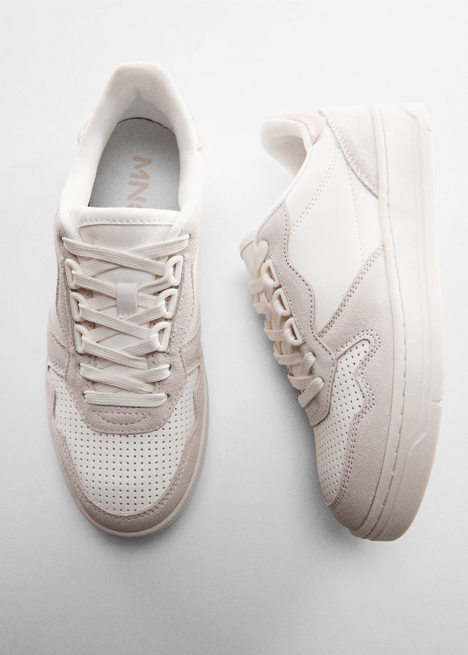 Baskets cuir empiècements - Détail de l'article 5