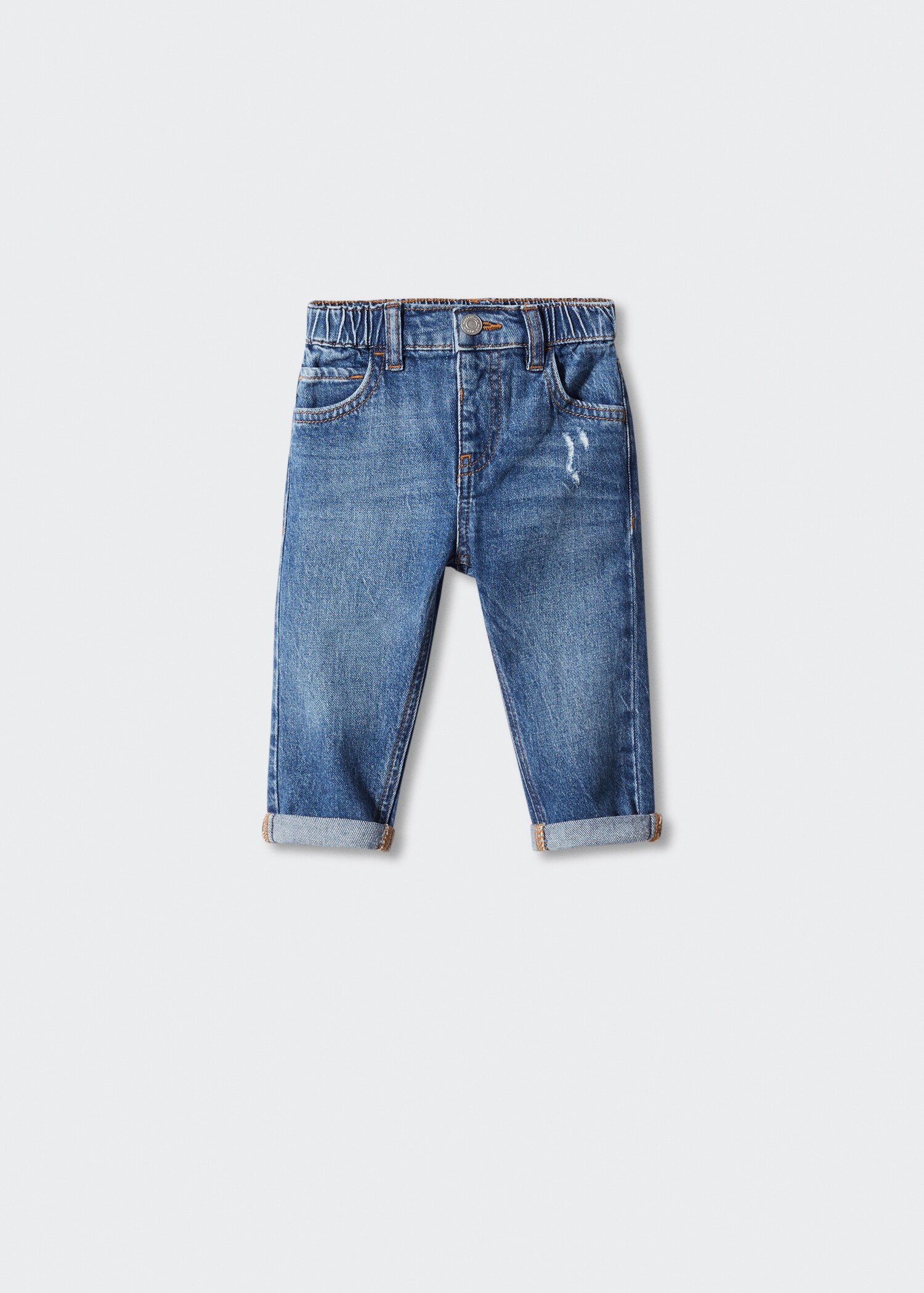 Drawstring waist jeans - Article without model
