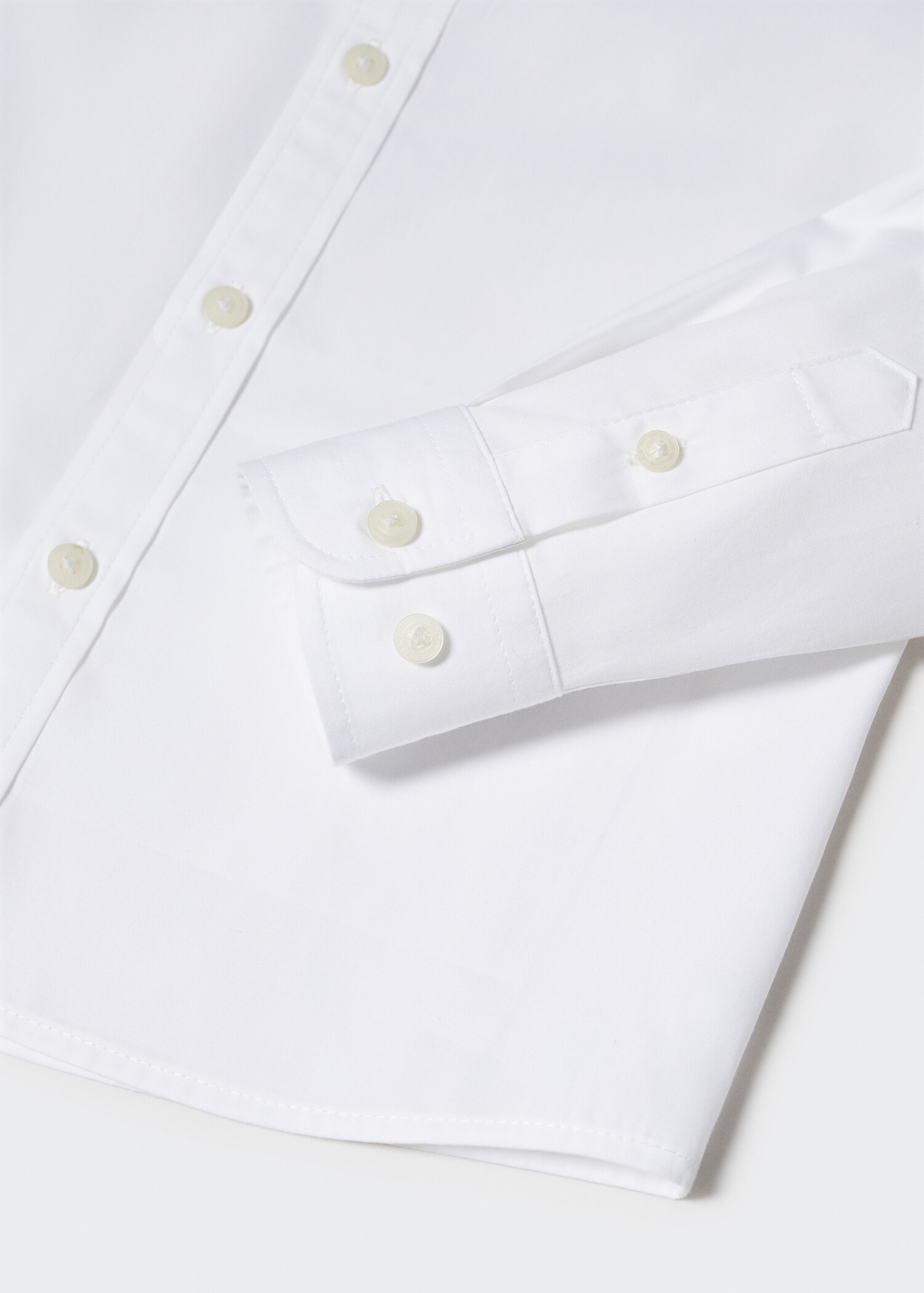 Regular-fit poplin shirt  - Details of the article 8