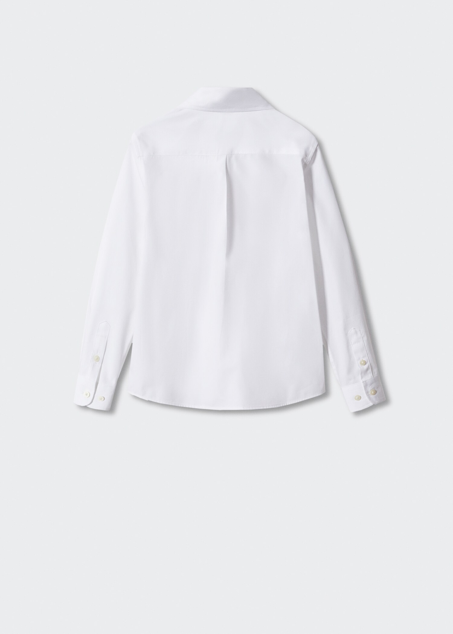 Chemise habillée popeline regular - Verso de l’article