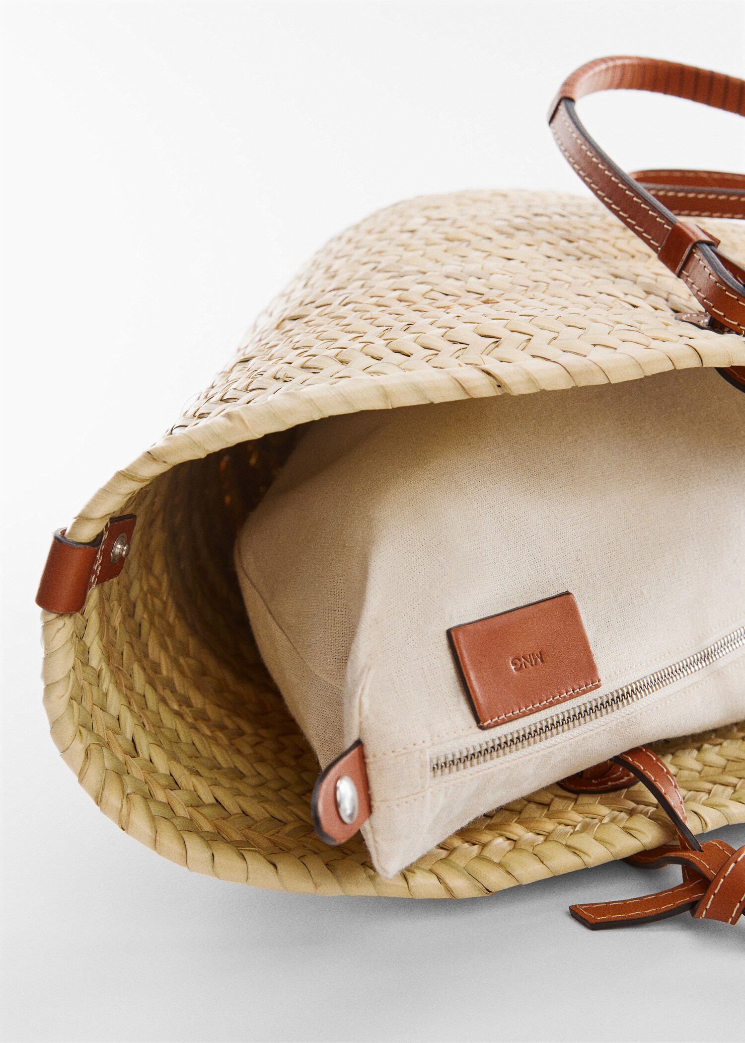 Raffia tote bag - Details of the article 3