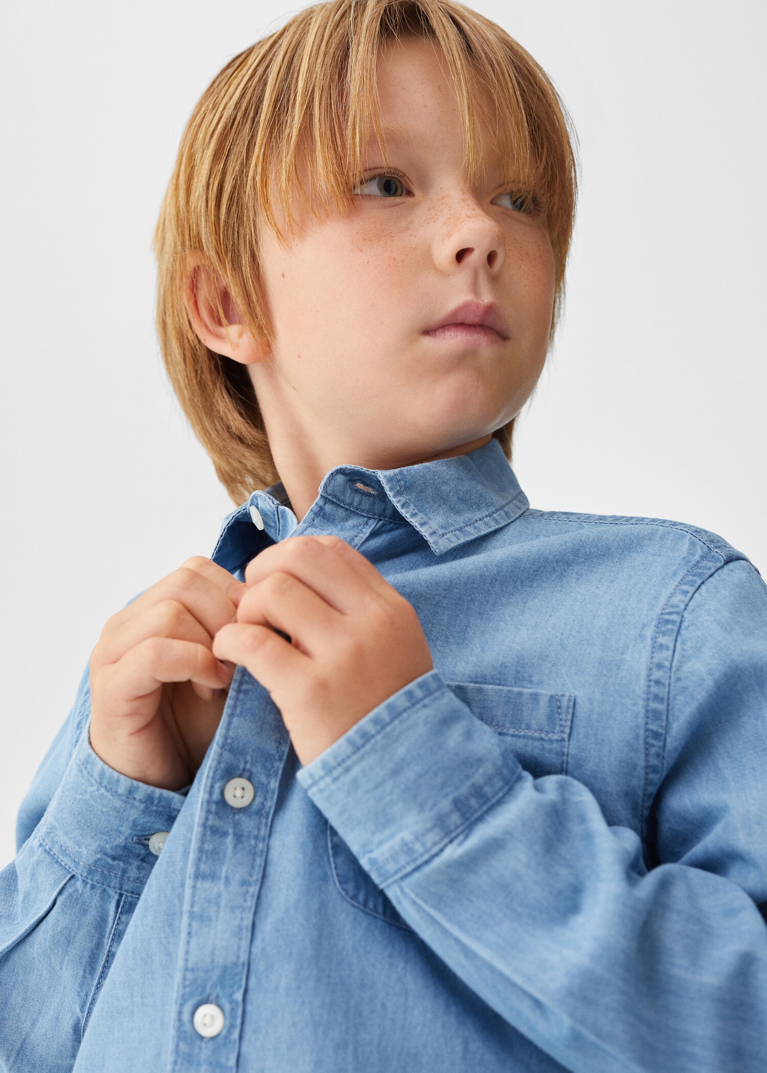 Camisa regular fit denim - Detalle del artículo 1