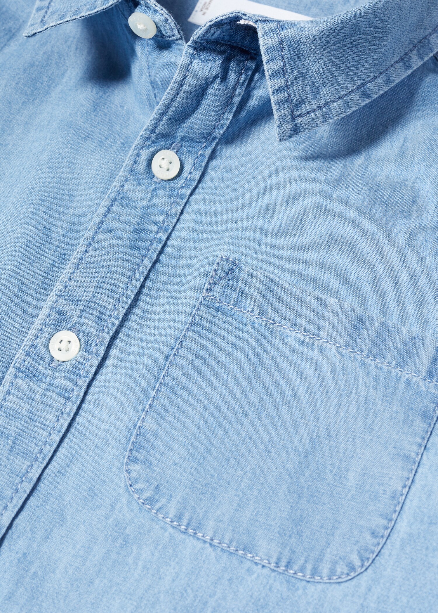 Camisa regular fit denim - Detalle del artículo 8