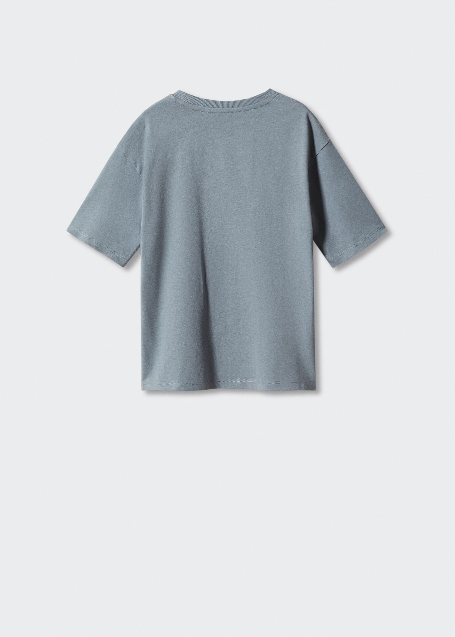 Printed cotton-blend T-shirt - Reverse of the article
