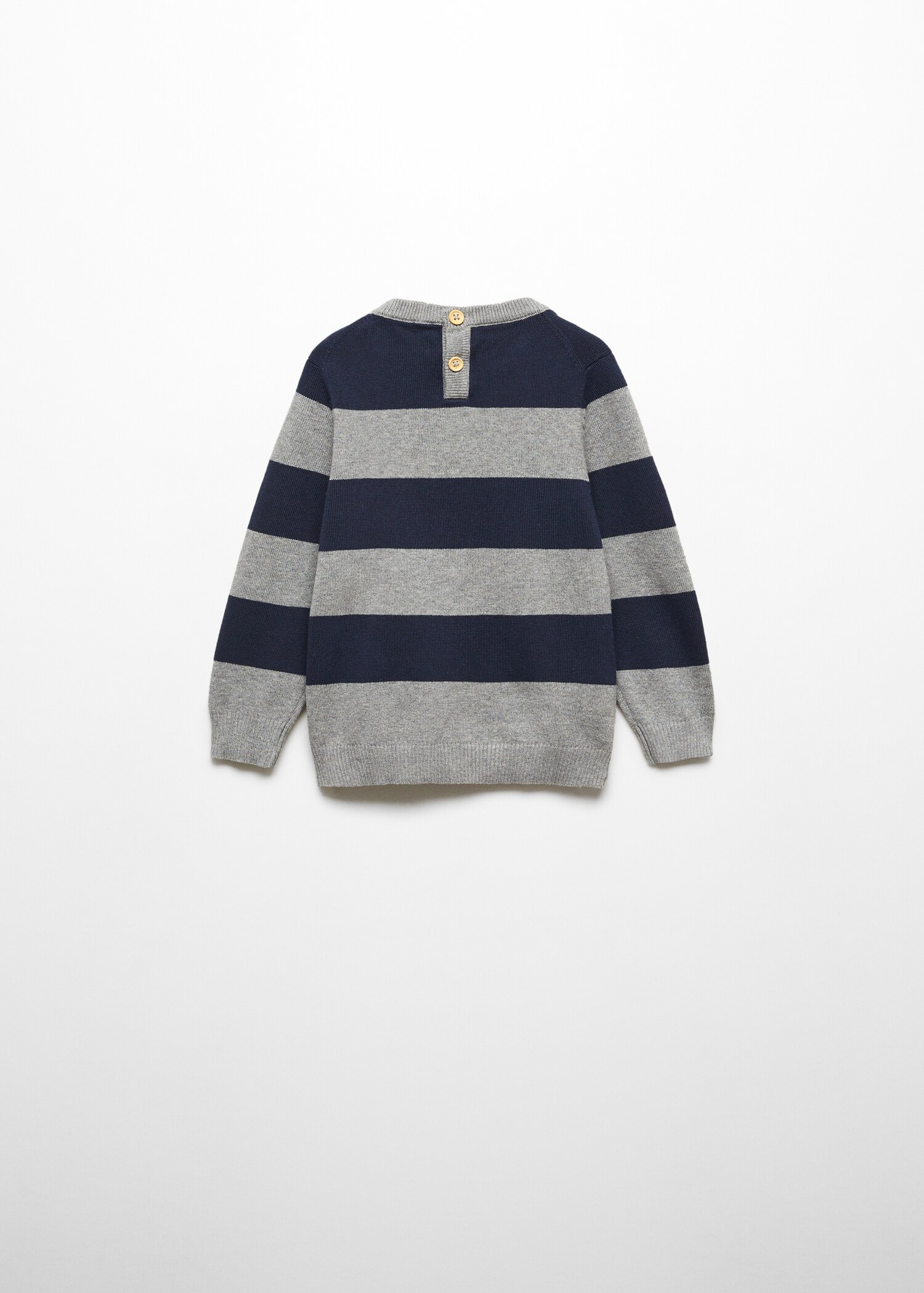 Gestreifter Strickpullover - Rückseite des Artikels