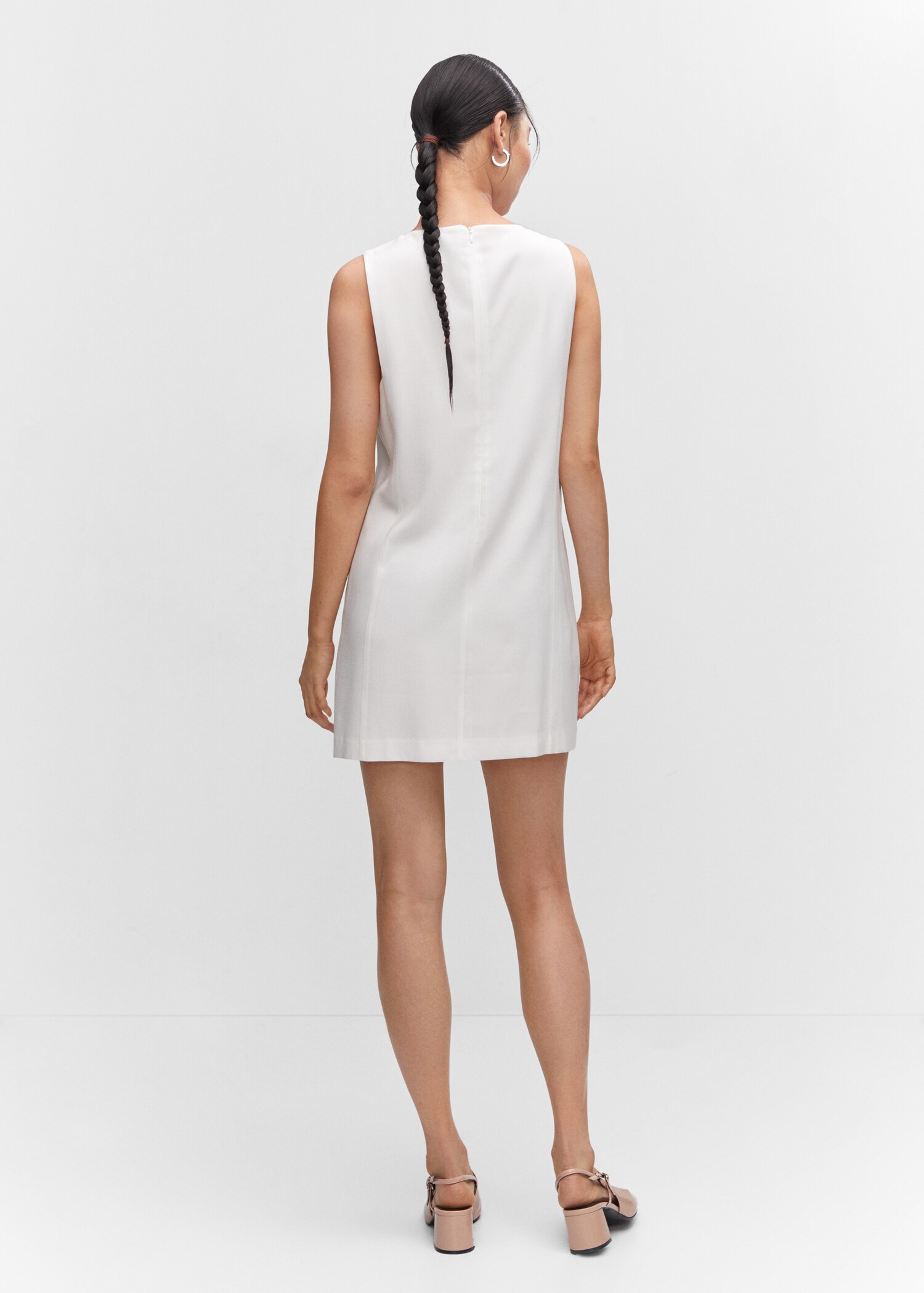 Robe courte sans manches - Verso de l’article