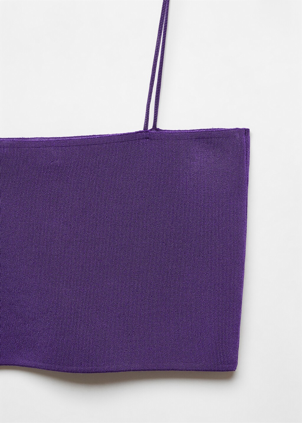 Knitted cropped top - Women | MANGO China