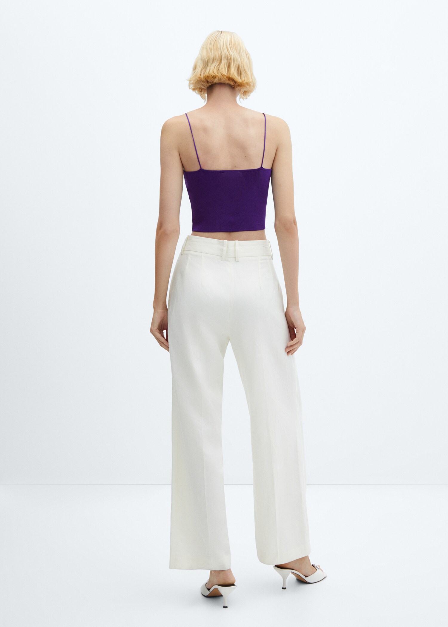 Crop top maille - Verso de l’article