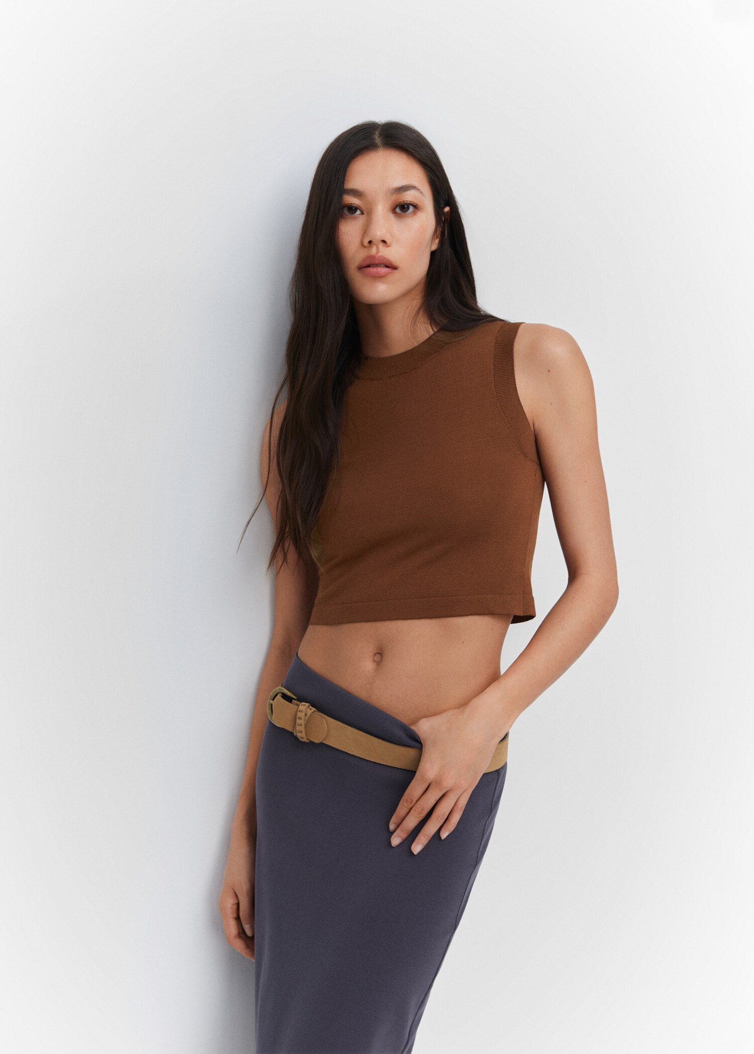 Crop top halter neck - Details of the article 2
