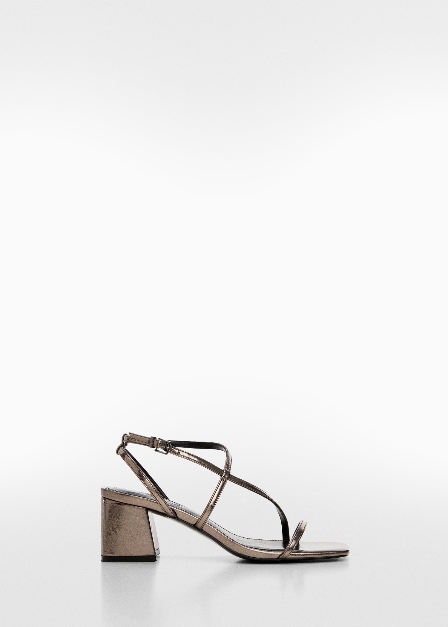 Ankle-cuff heeled sandals - Article without model