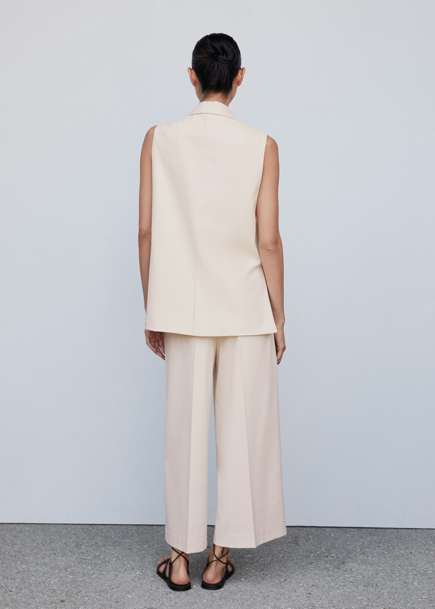 Pantalón culotte pinzas - Reverso del artículo