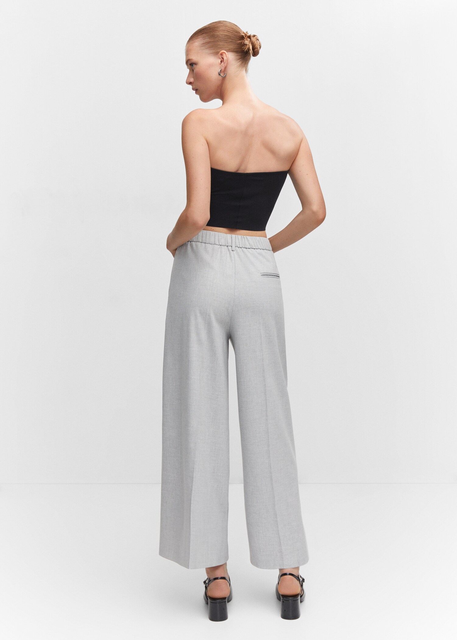 Pantalón culotte pinzas - Reverso del artículo