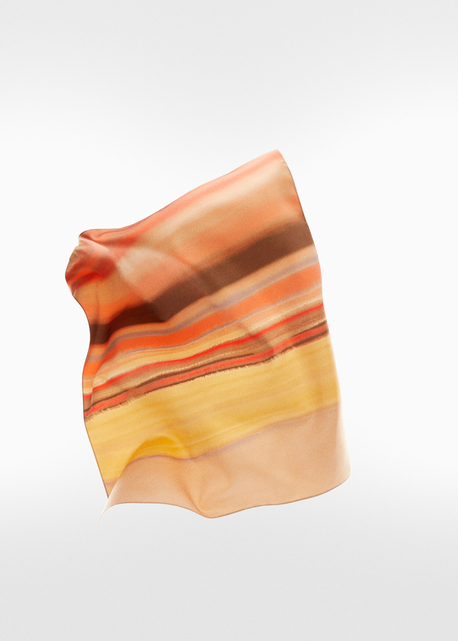 Pañuelo estampado degrado - Plano medio