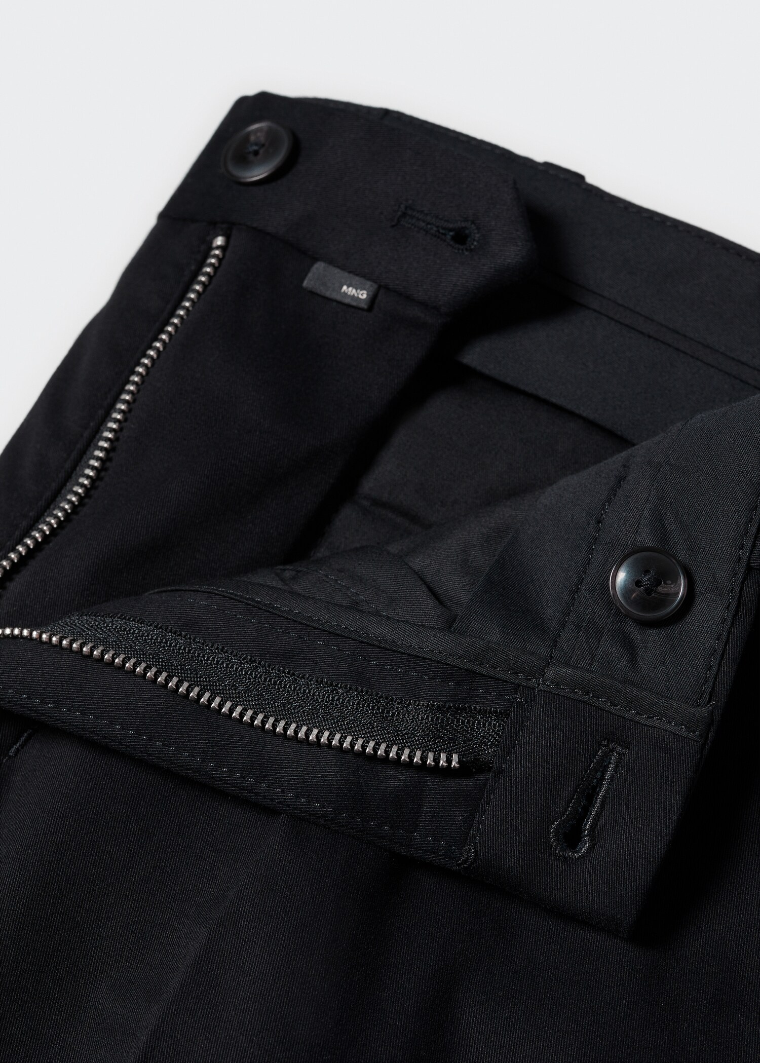 Chino nadrág slim fit pamut tűzött - A termék adatai 8