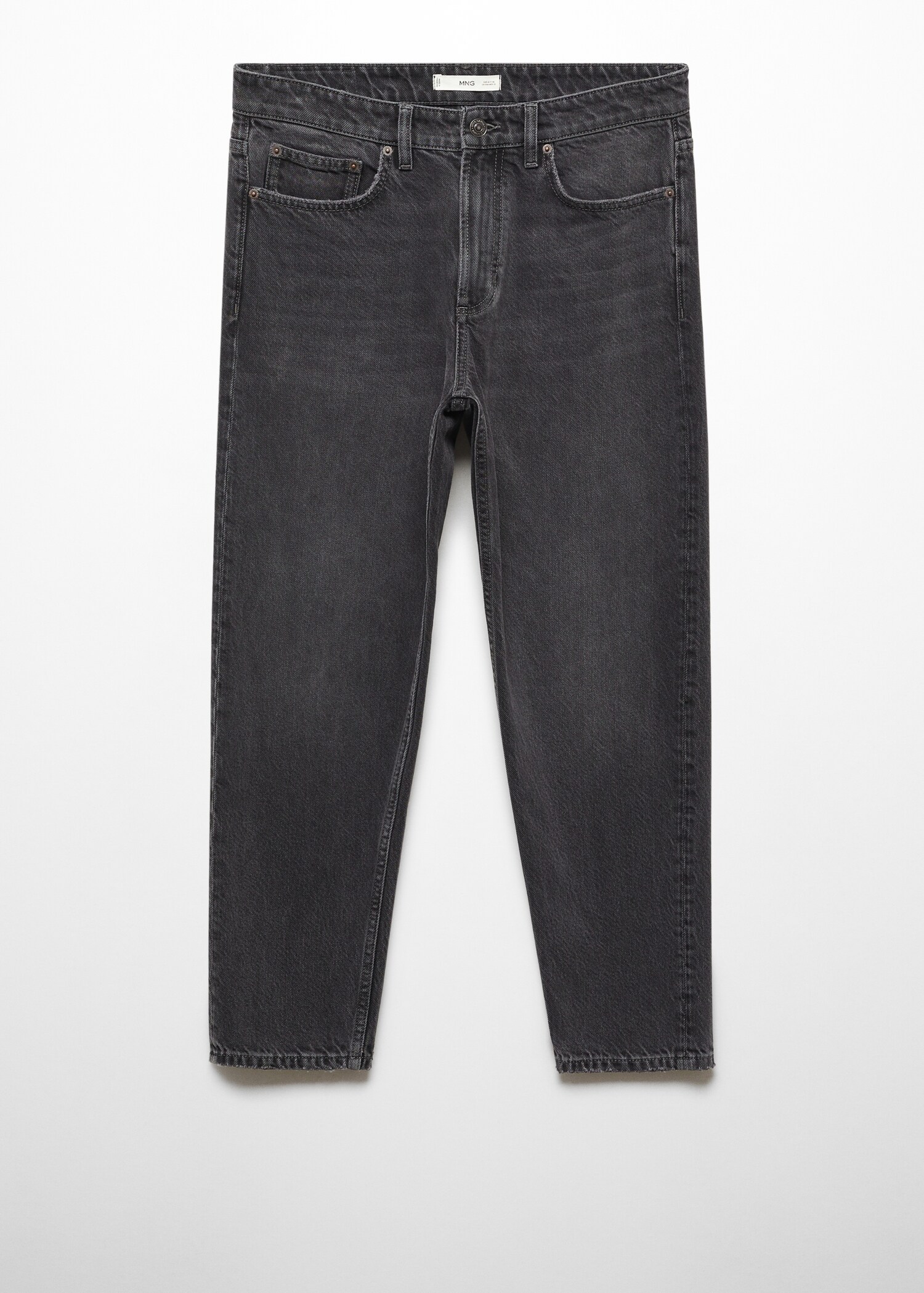 Jean tapered-fit délavé foncé - Article sans modèle
