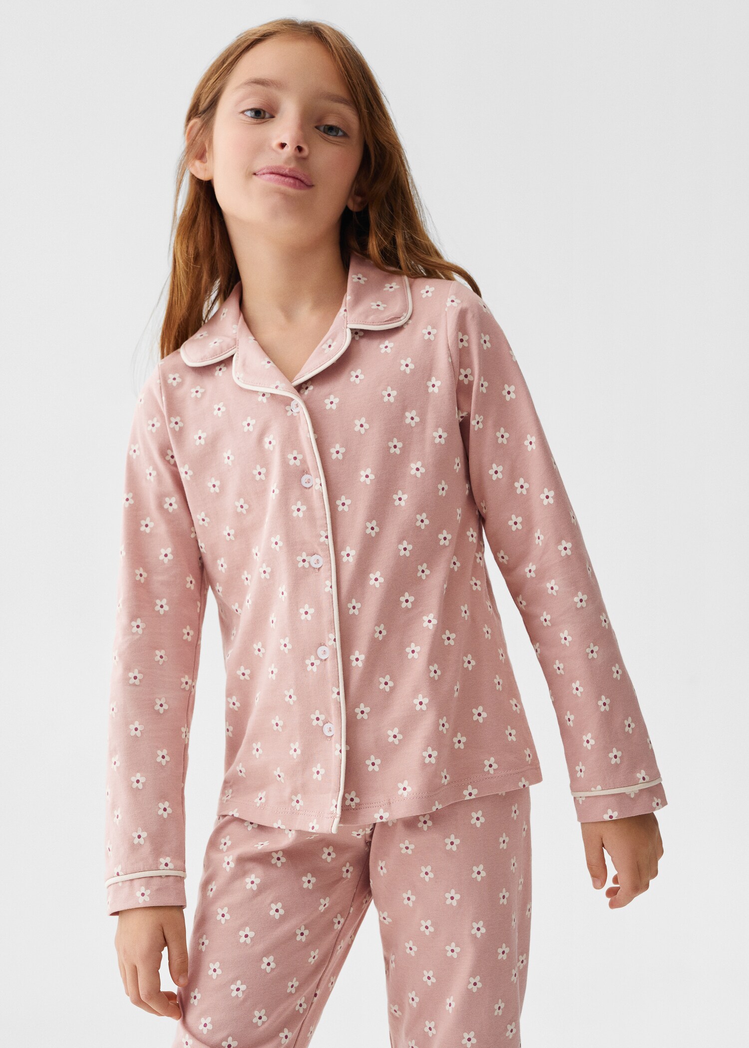Printed long pyjamas - Medium plane