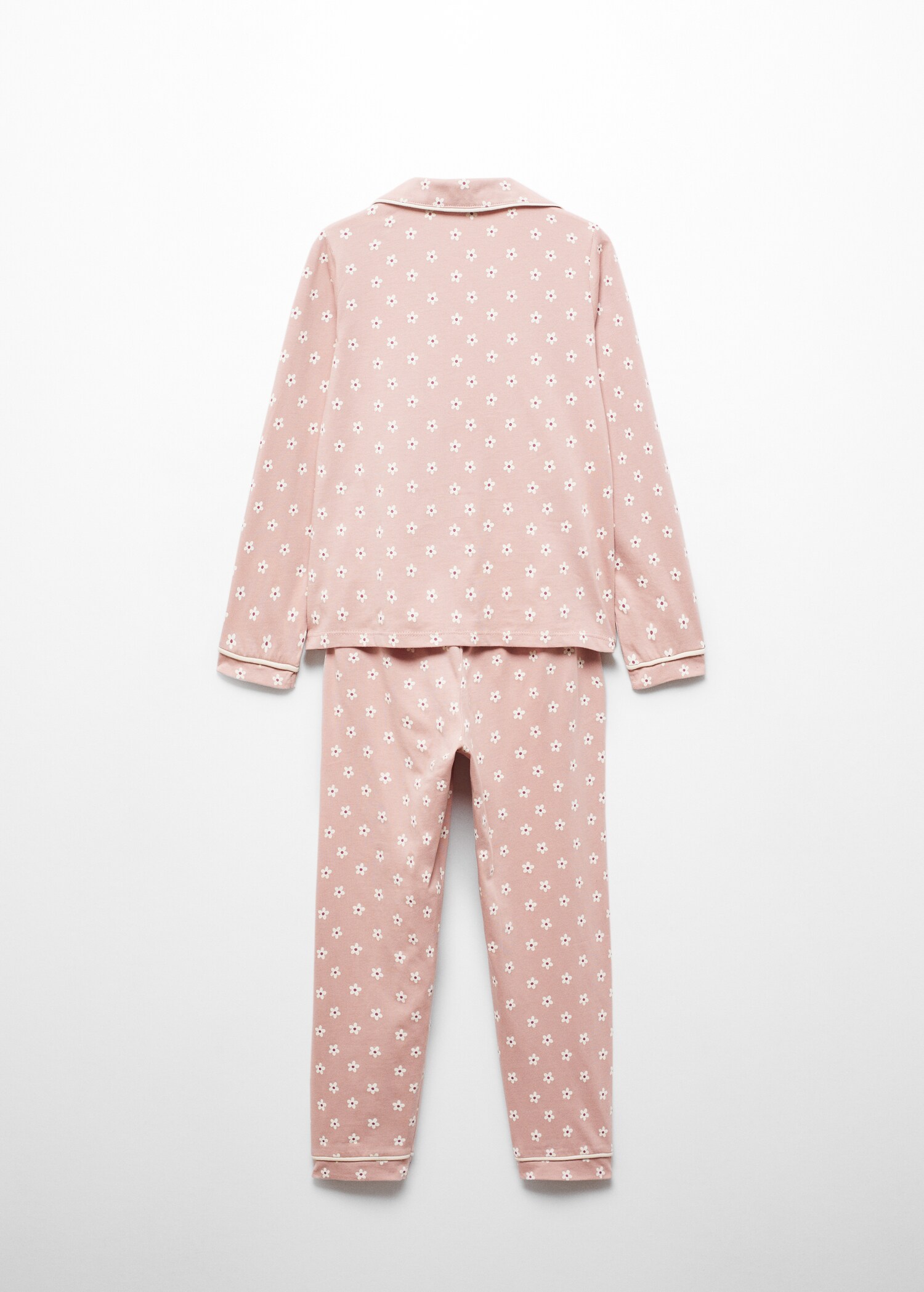 Printed long pyjamas - Reverse of the article