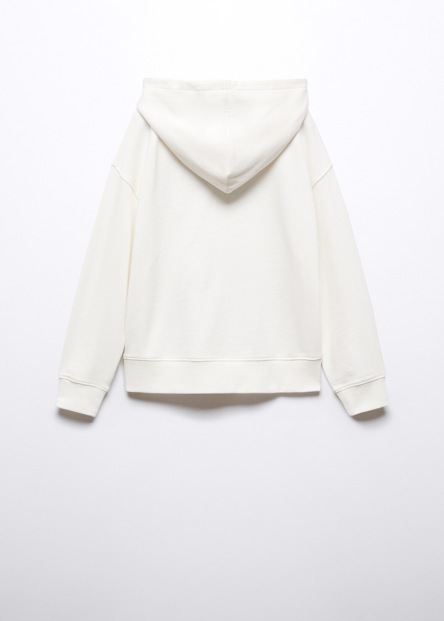 Sweat-shirt capuche message - Verso de l’article