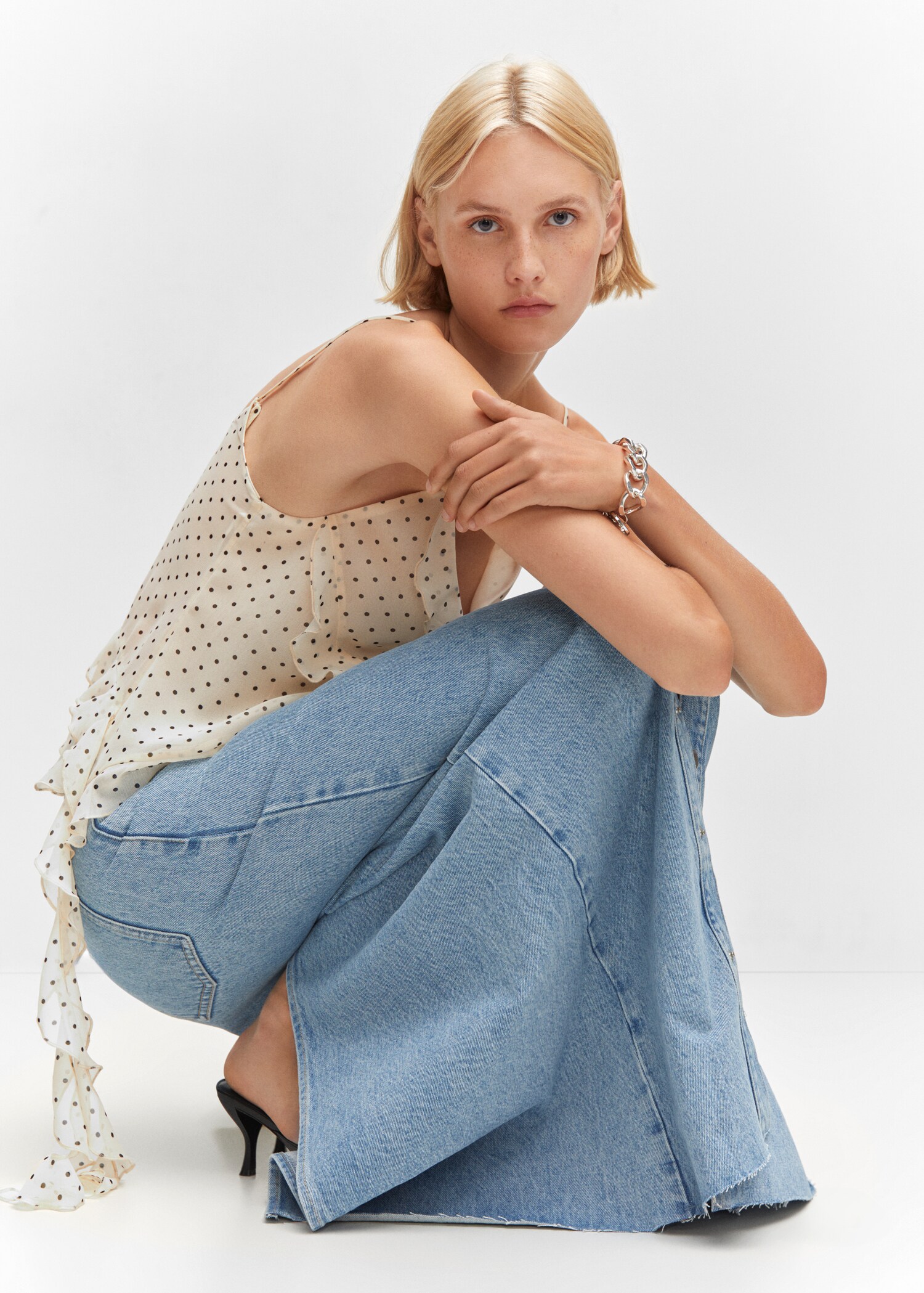 Top met ruches en chiffon - Detail van het artikel 2