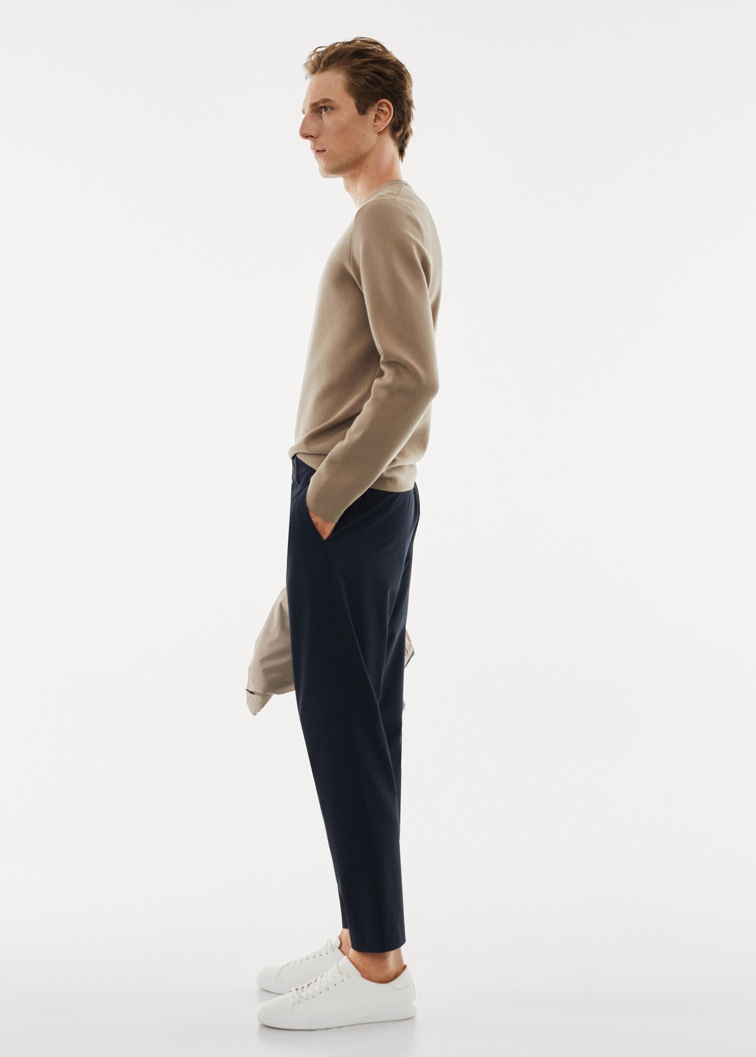 Slim fit stretch trousers - Pormenor do artigo 2