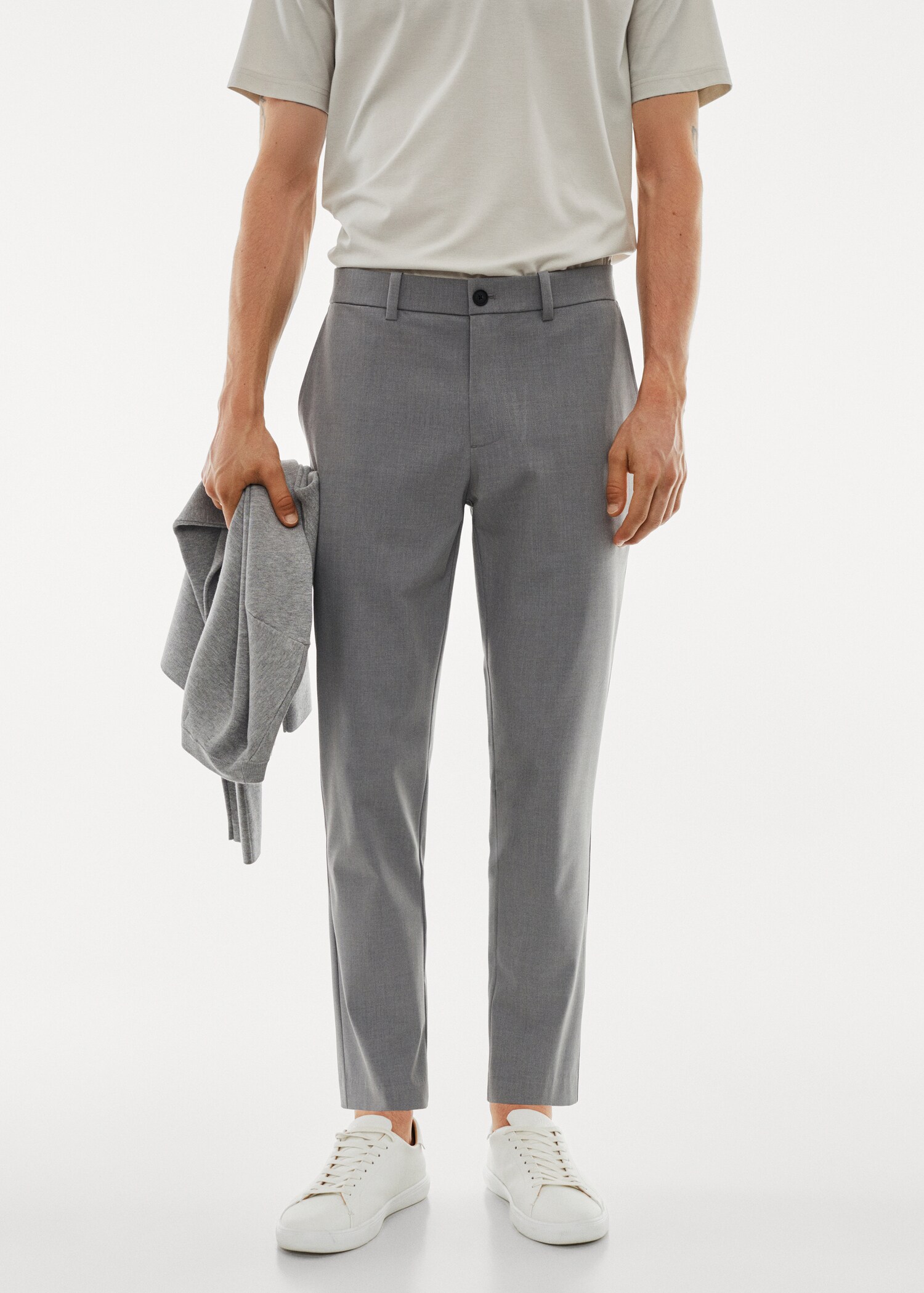 Παντελόνι slim fit stretch - Μεσαίο πλάνο