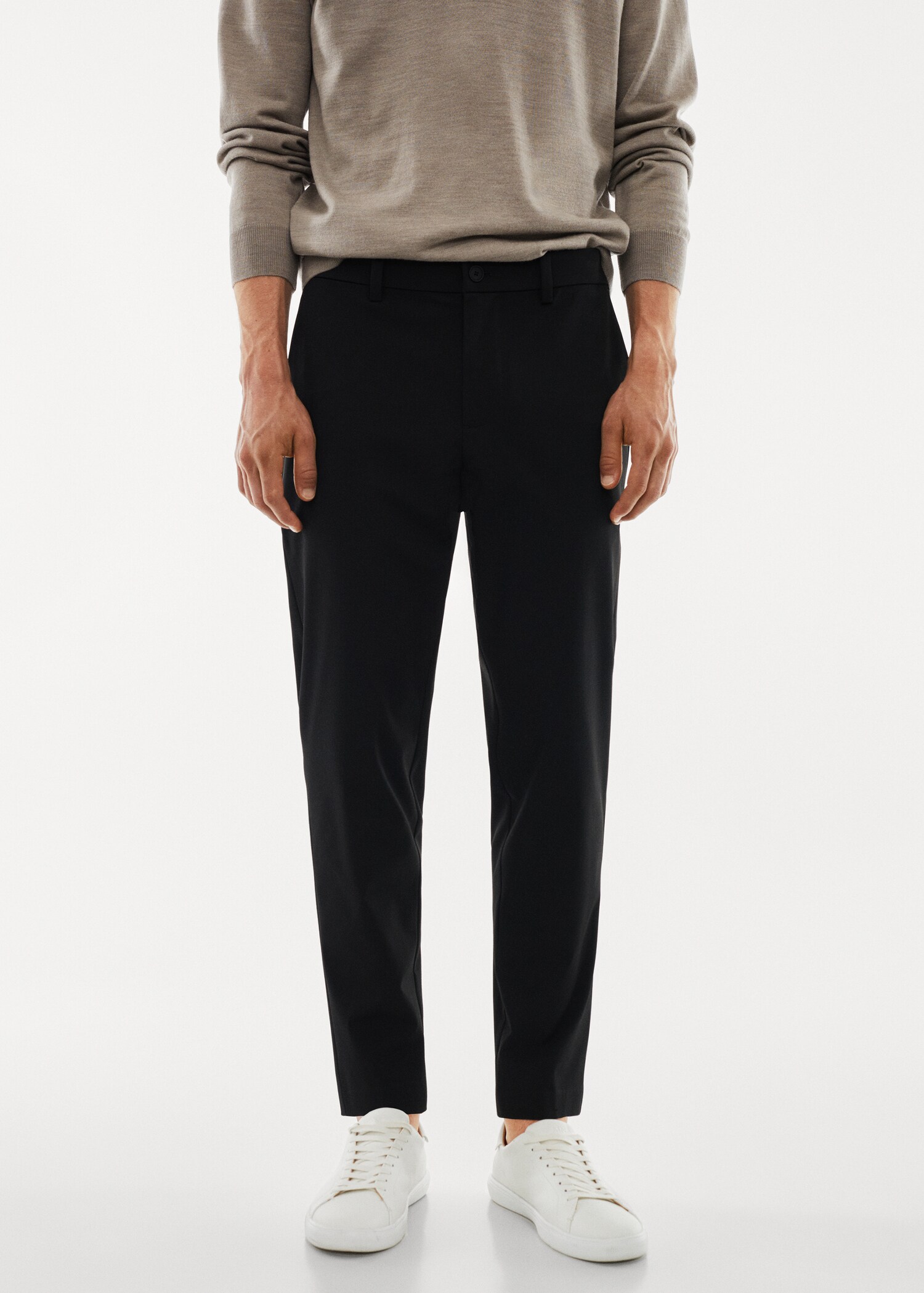 Παντελόνι slim fit stretch - Μεσαίο πλάνο