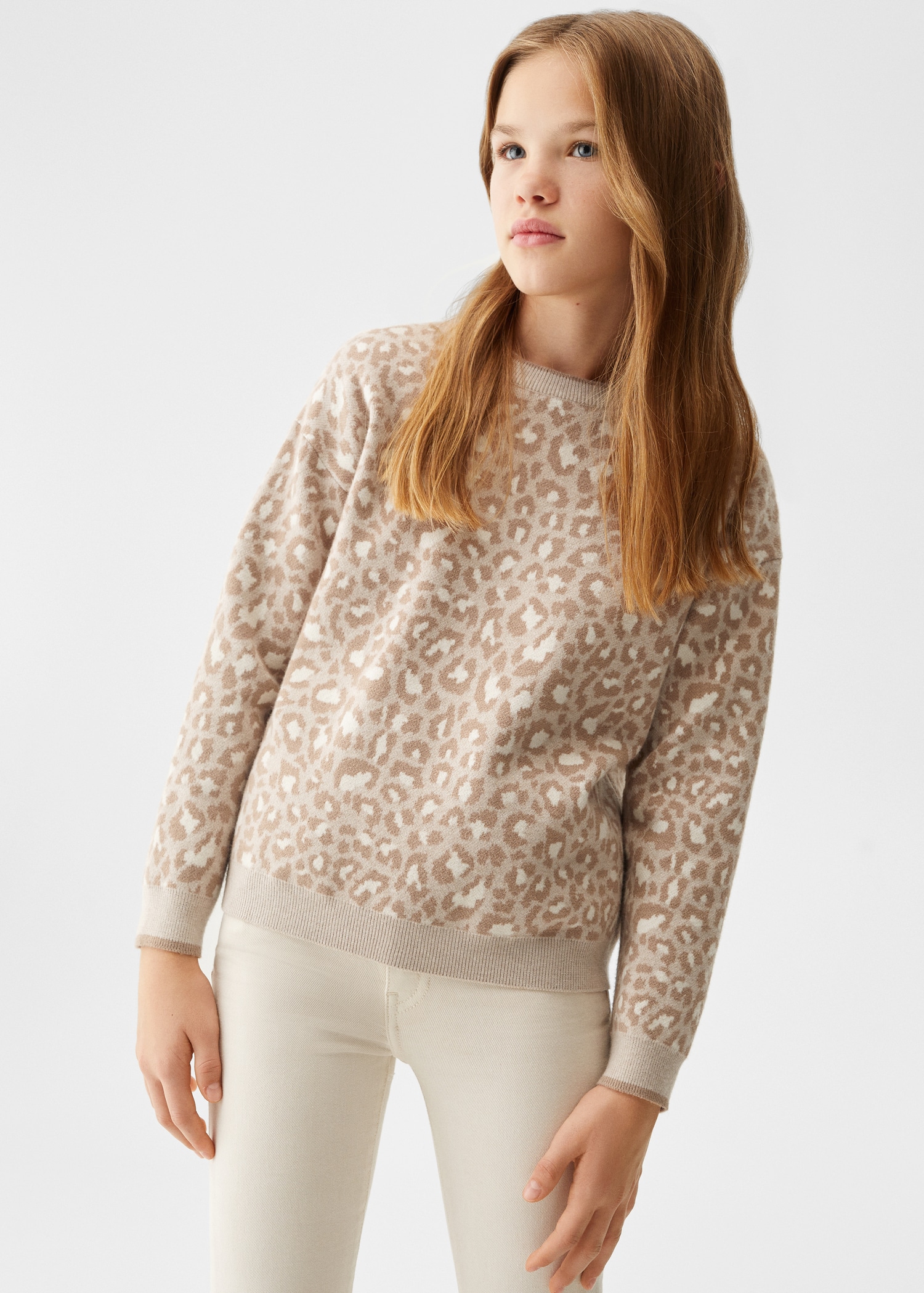 Leopard print sweater MANGO Niger - Main Image