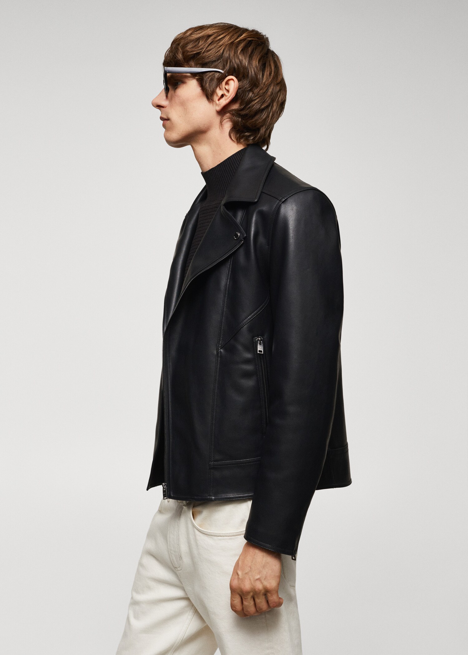 Chaqueta perfecto efecto piel  - Detalle del artículo 2