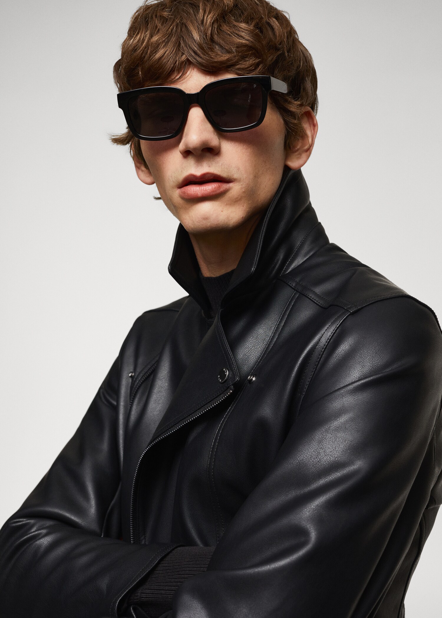 Chaqueta perfecto efecto piel  - Detalle del artículo 4