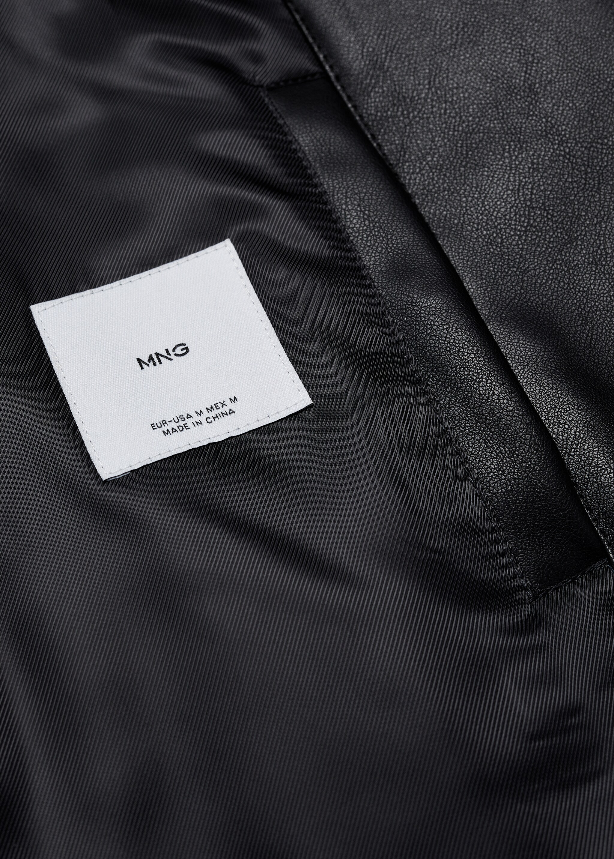 Perfect leather-effect jacket - Details of the article 8