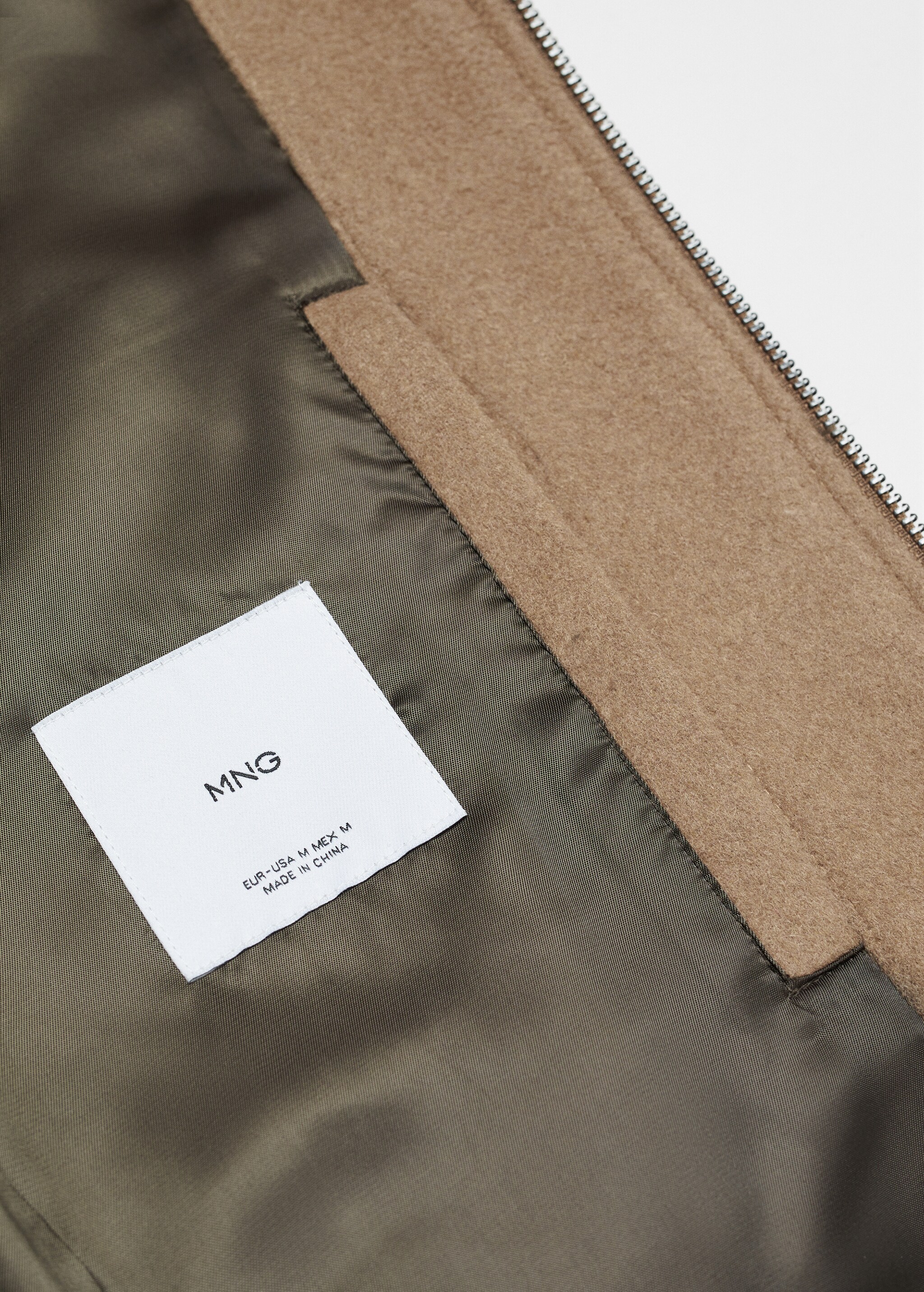 Straight recycled wool jacket - Details of the article 8