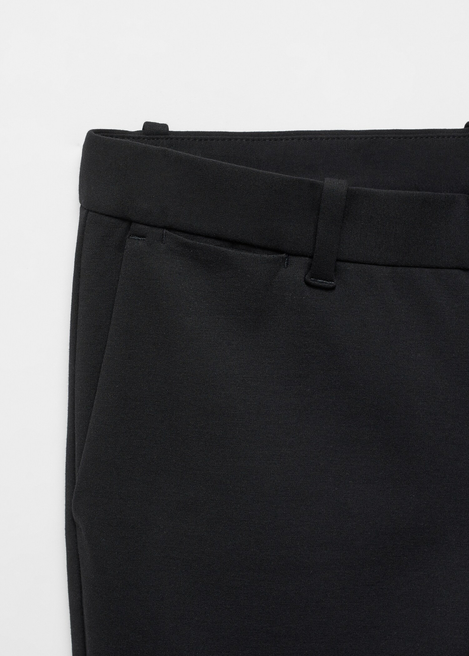 Stretch fabric slim-fit trousers - Details of the article 8