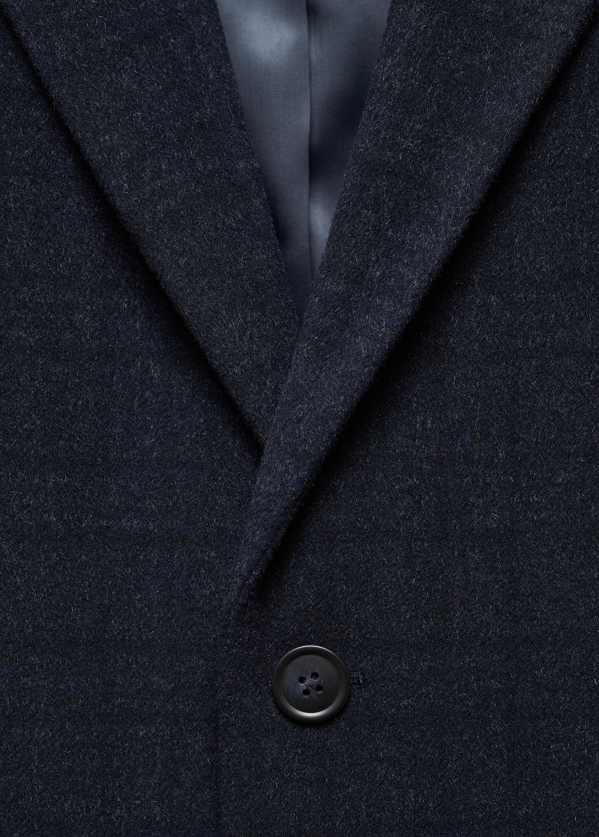 Checked recycled wool coat - Details of the article 8