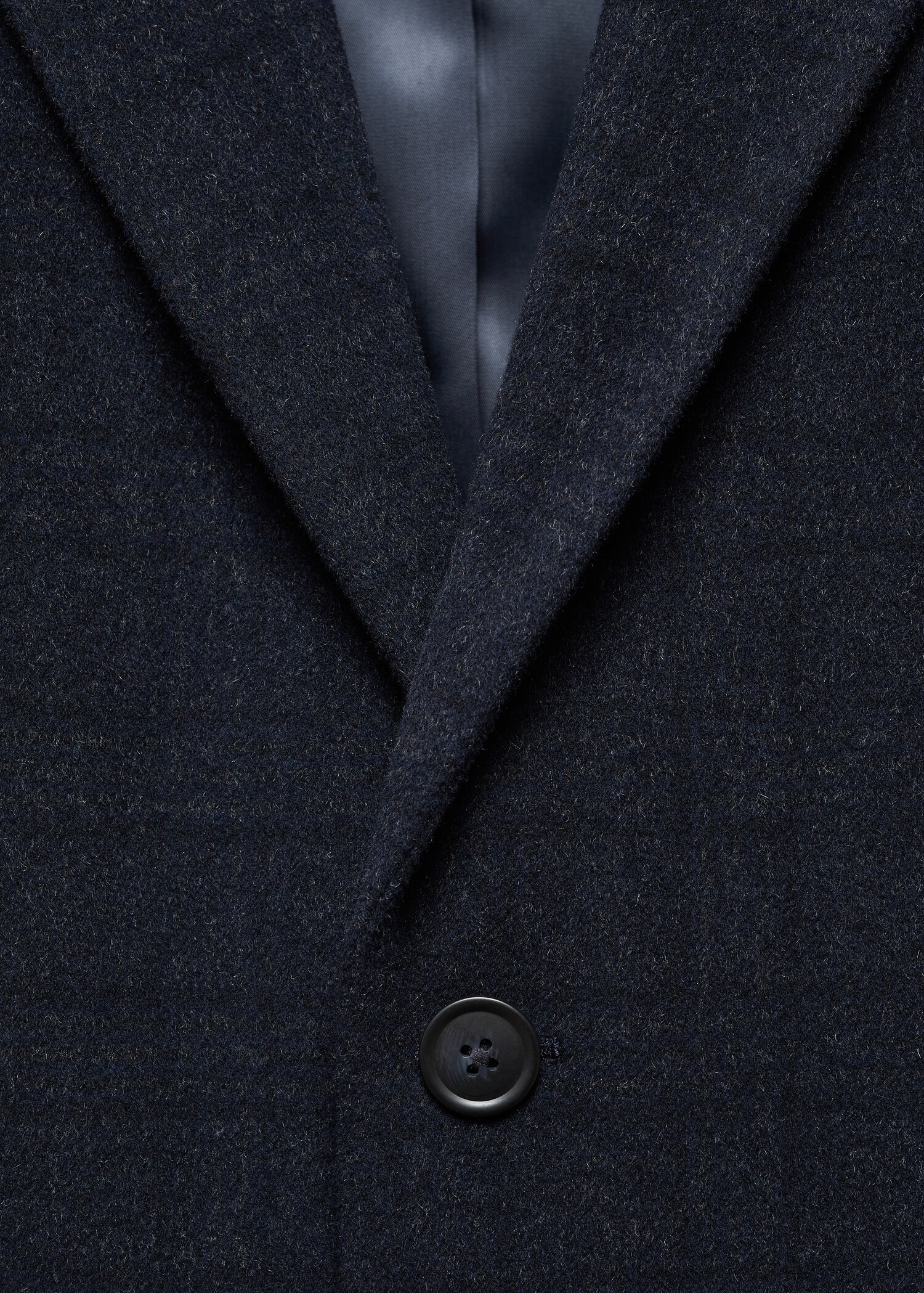 Checked recycled wool coat - Details of the article 8