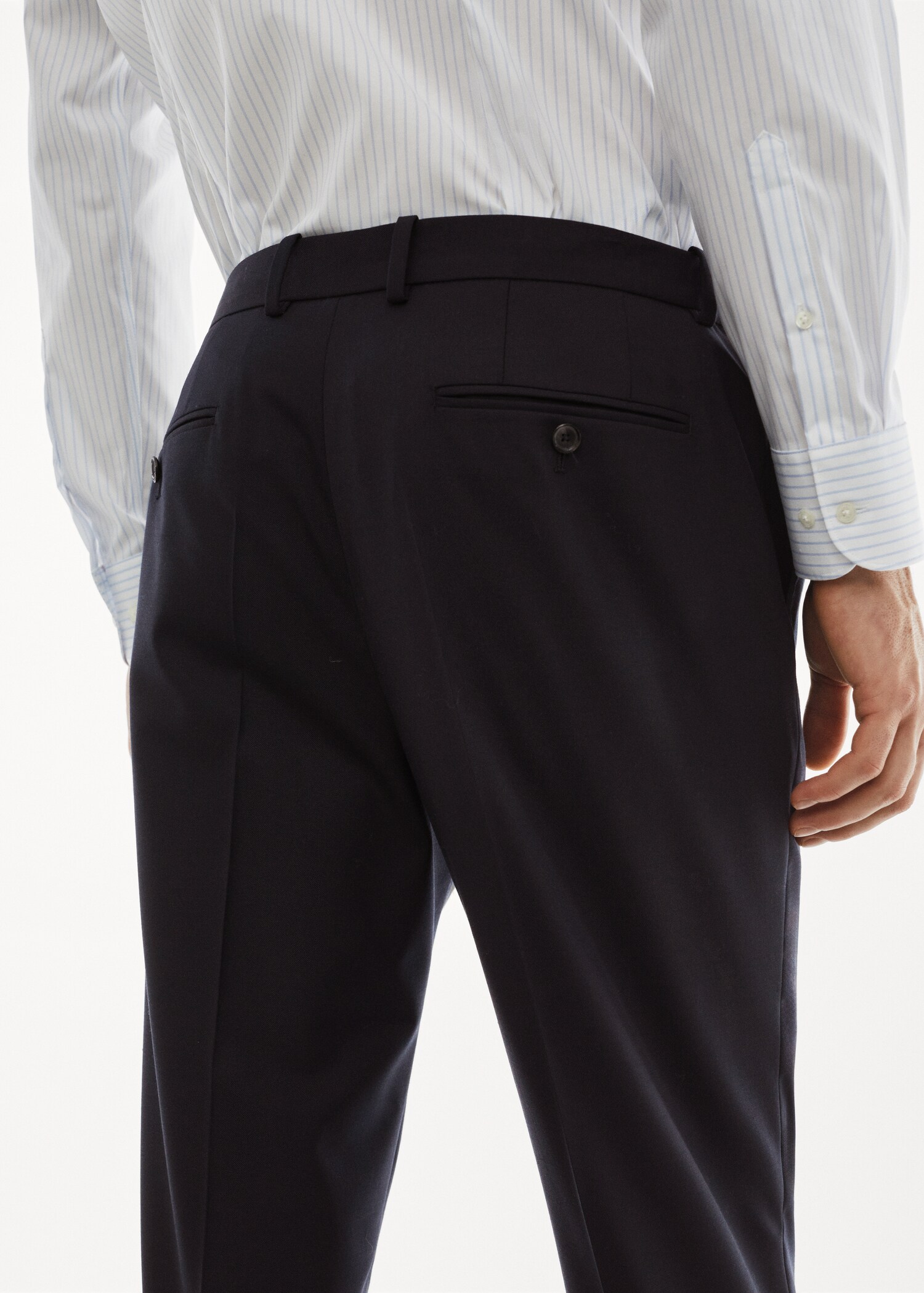Pantalón traje lana virgen comfort strech - Detalle del artículo 6