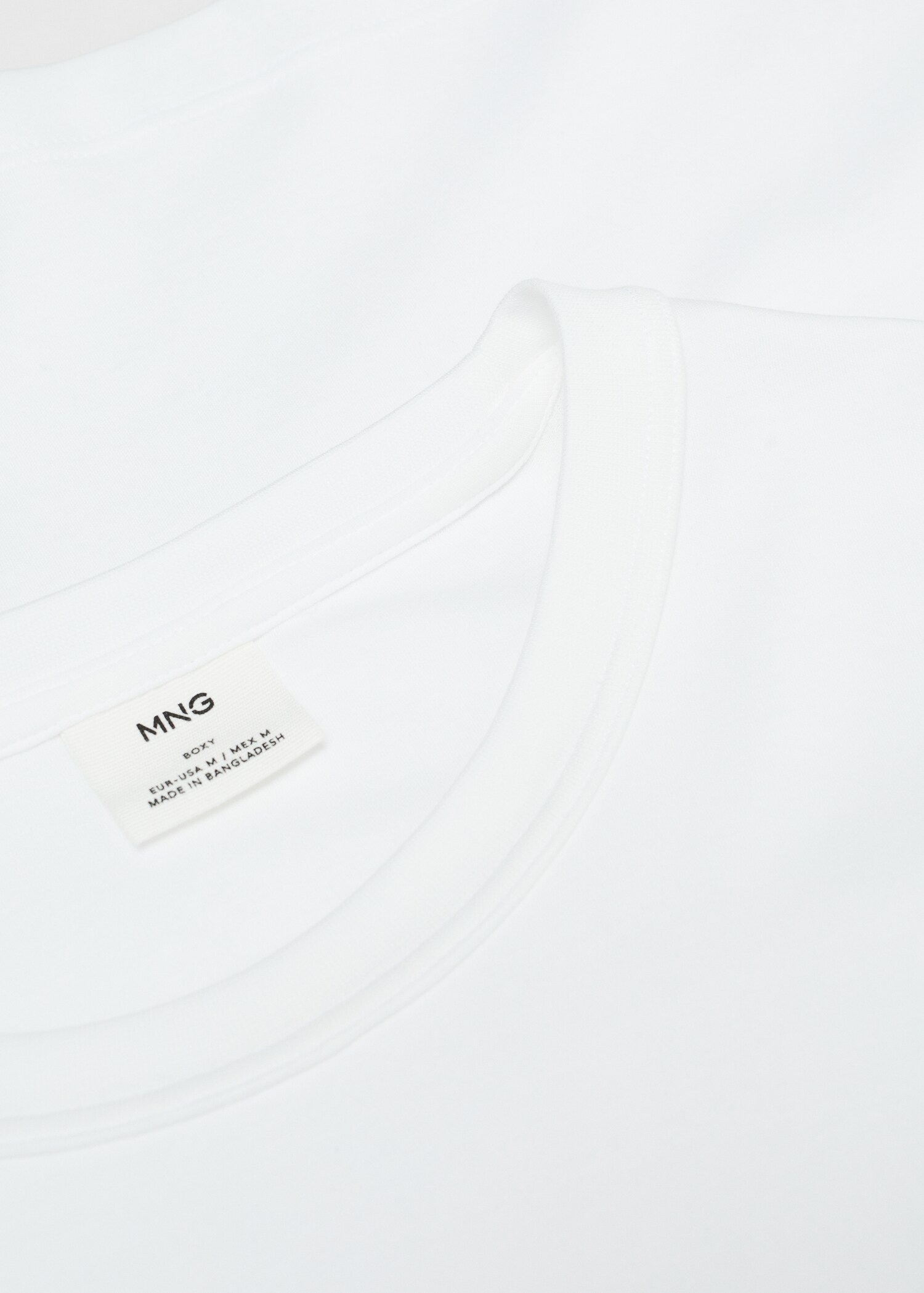 Camiseta 100% algodón relaxed fit - Detalle del artículo 8