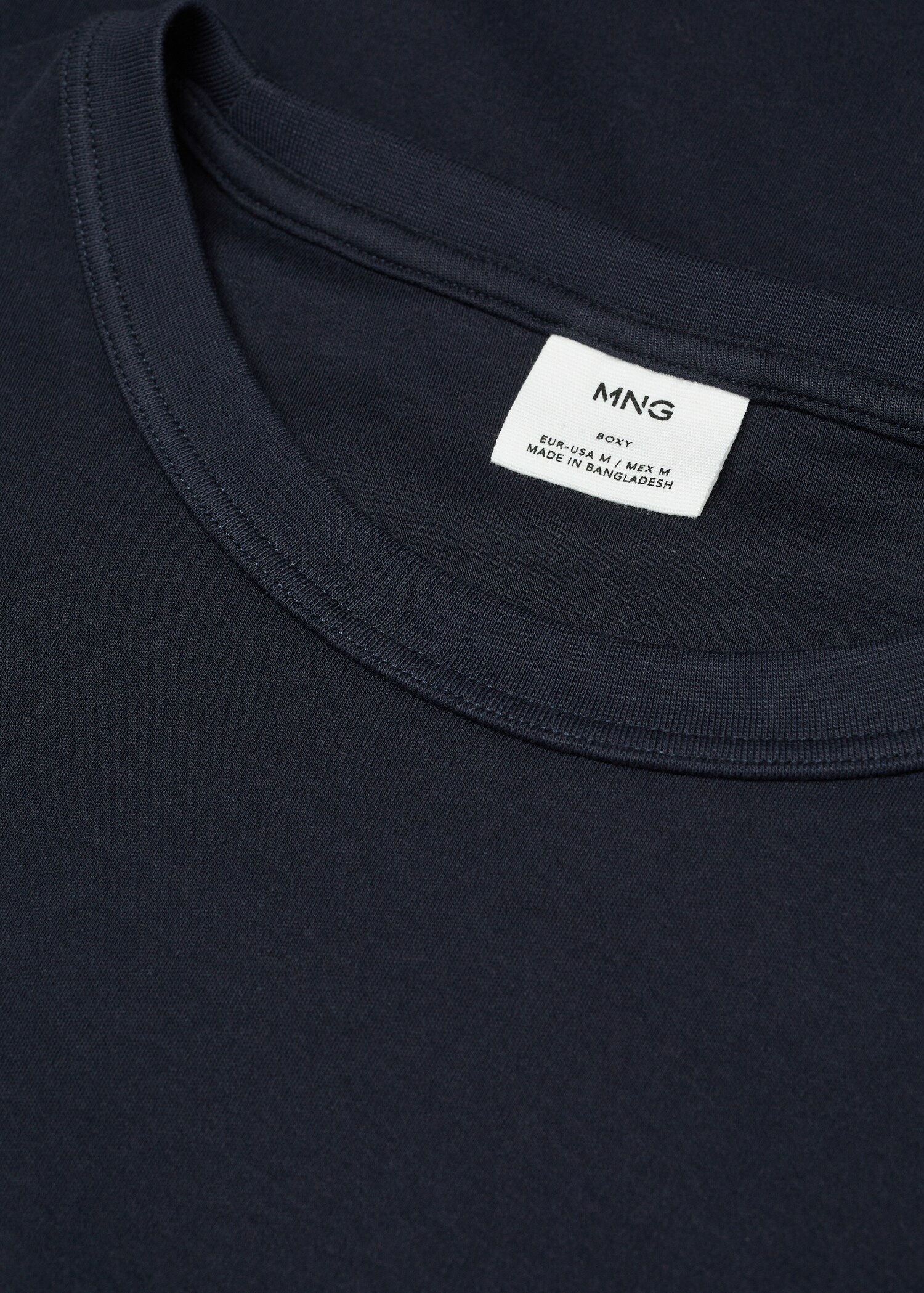 Camiseta 100% algodón relaxed fit - Detalle del artículo 8