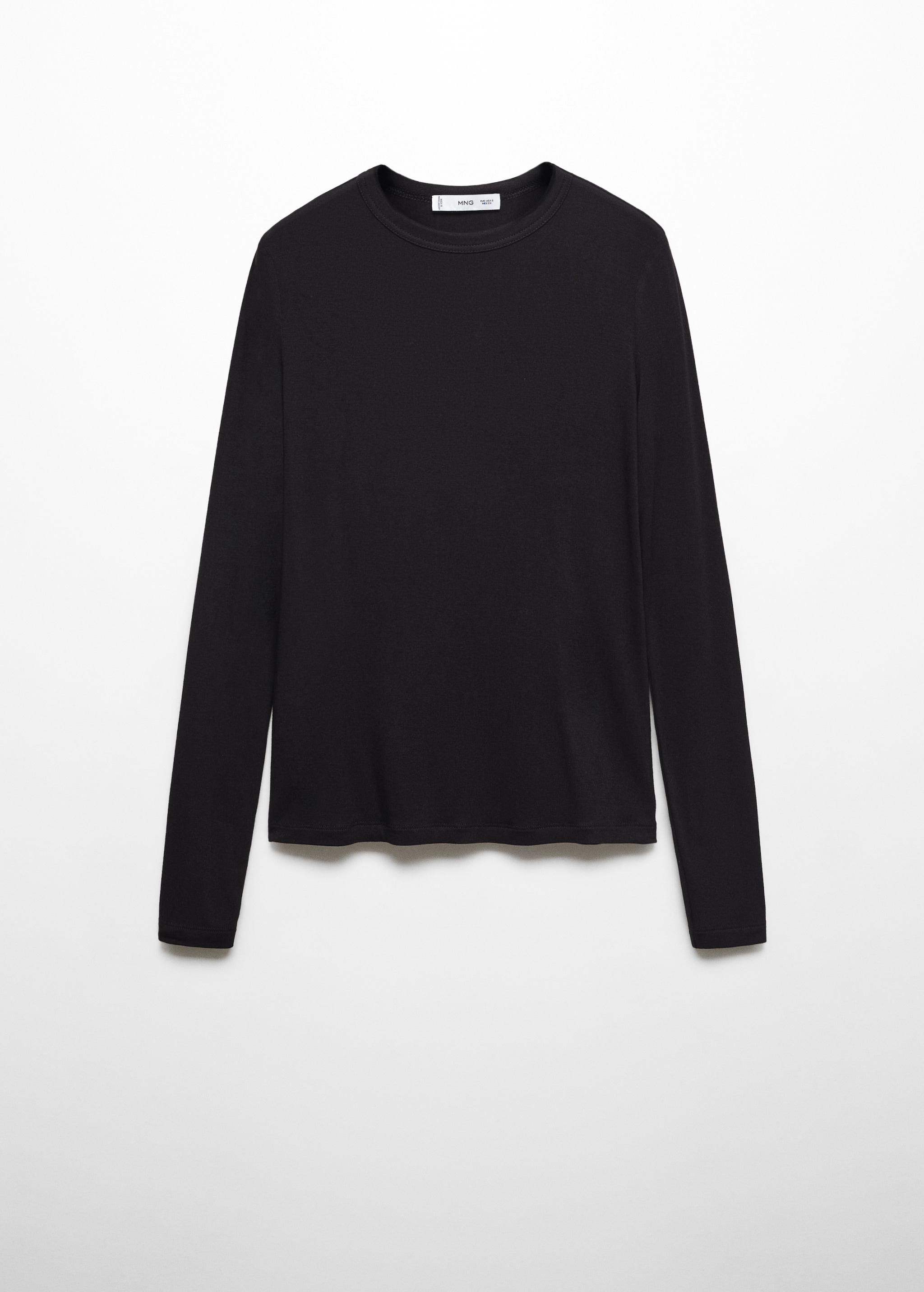Round-neck long-sleeved t-shirt - Article without model