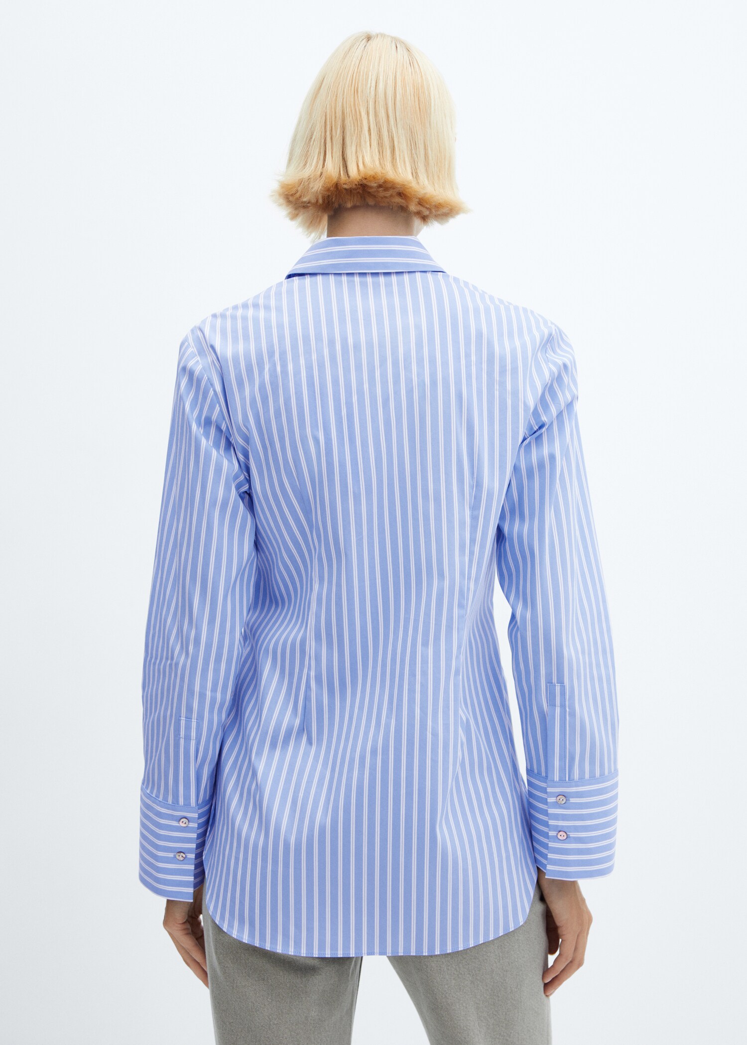 Camisa rayas nudo - Reverso del artículo