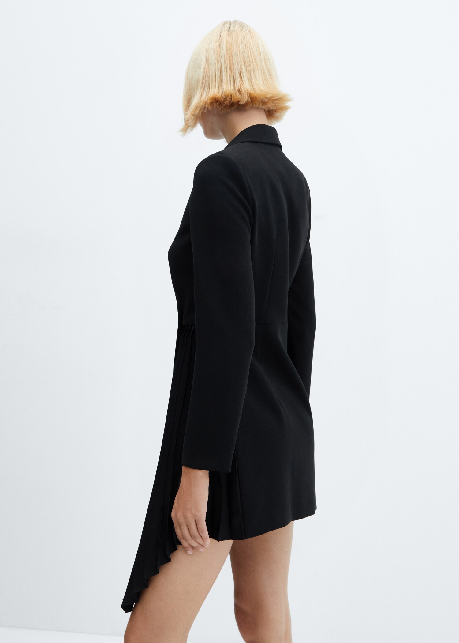 Jacket dress with pleated detail - Reverse of the article