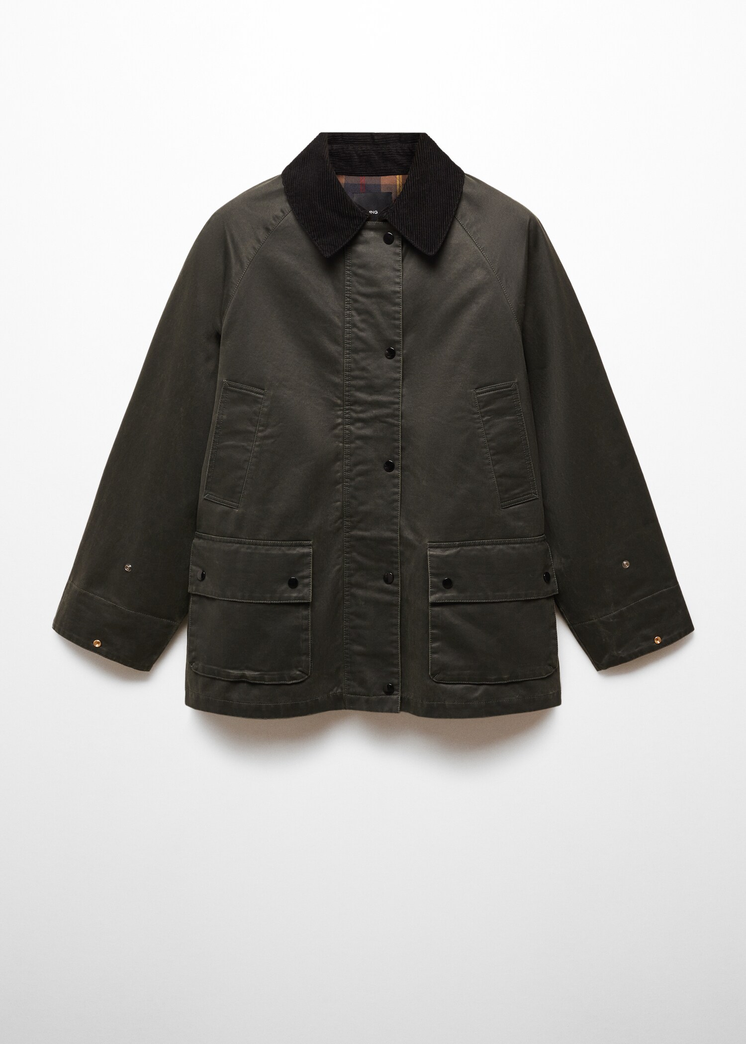 Parka efecto encerado corta - Artículo sin modelo