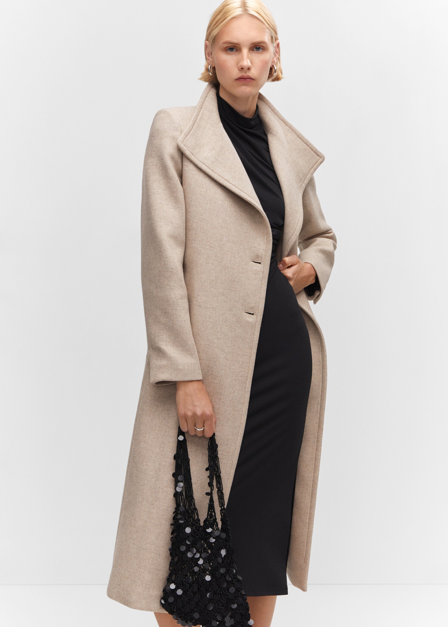 Manteau laine Manteco ceinture - Détail de l'article 2