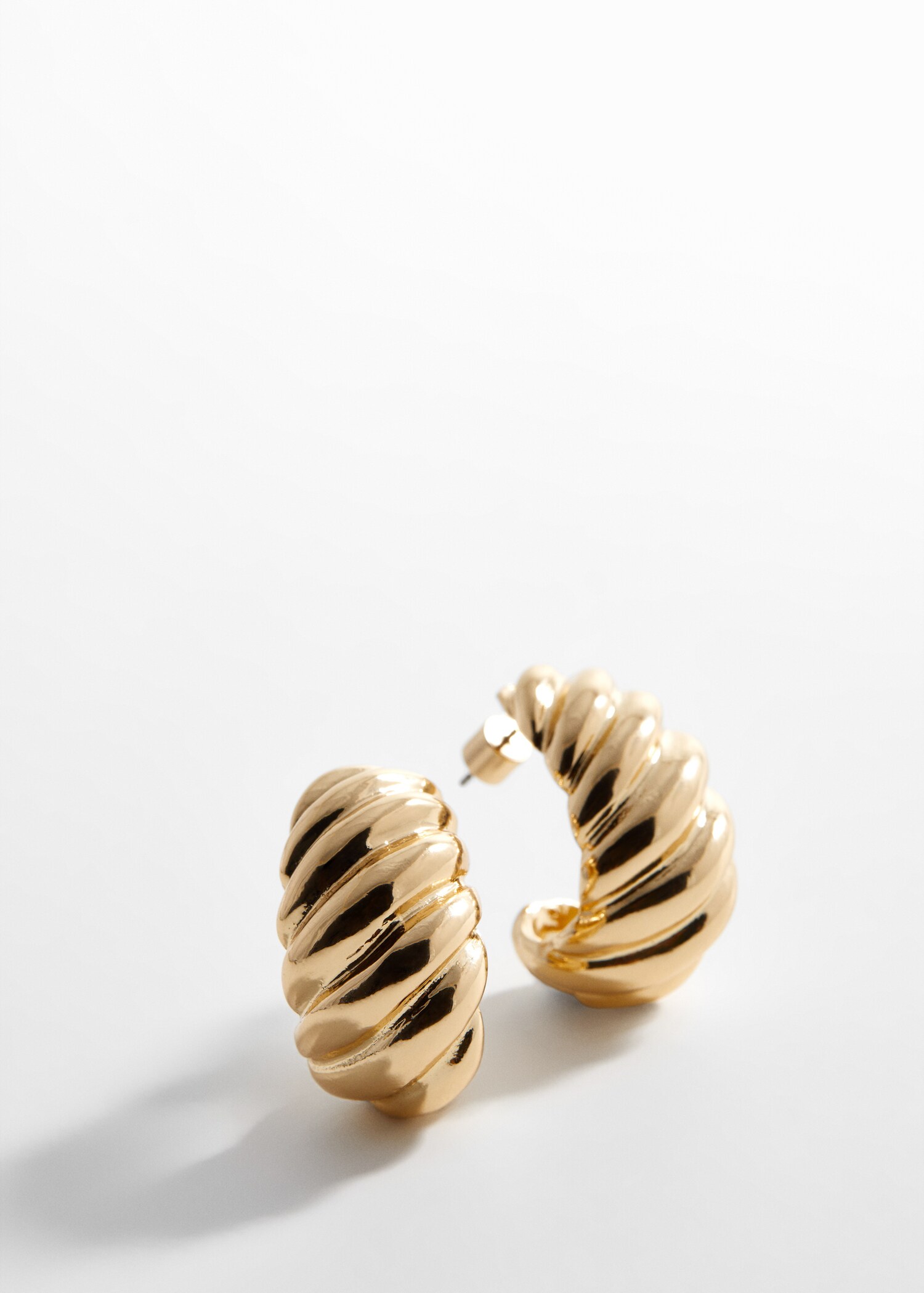 Braided earrings - Medium plane