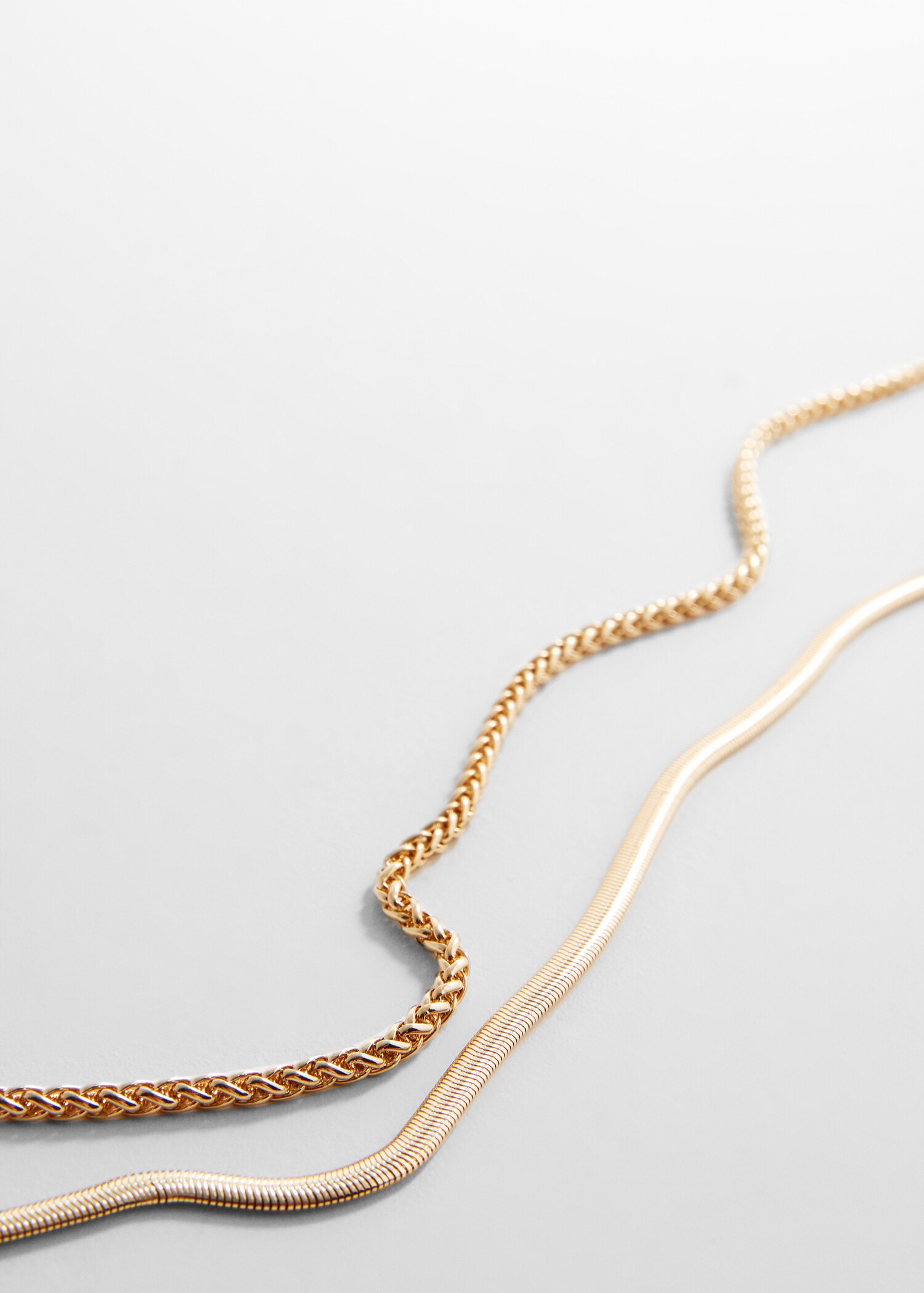 Mixed double necklace - Tampilan Sedang