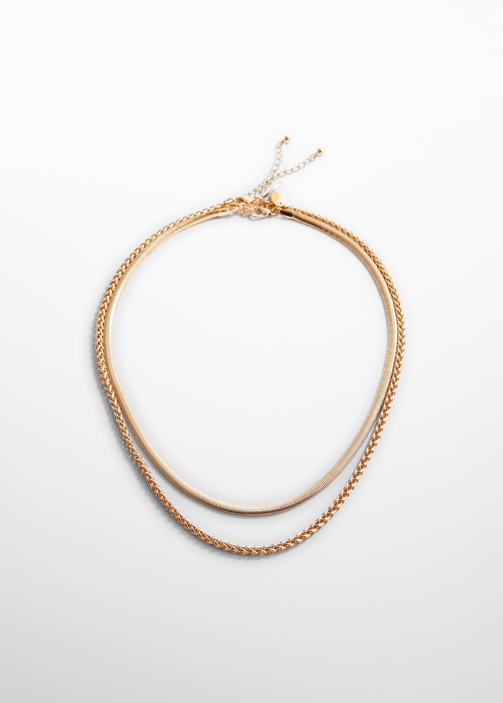 Двухъярусное комбинированное ожерелье - Изделие без модели