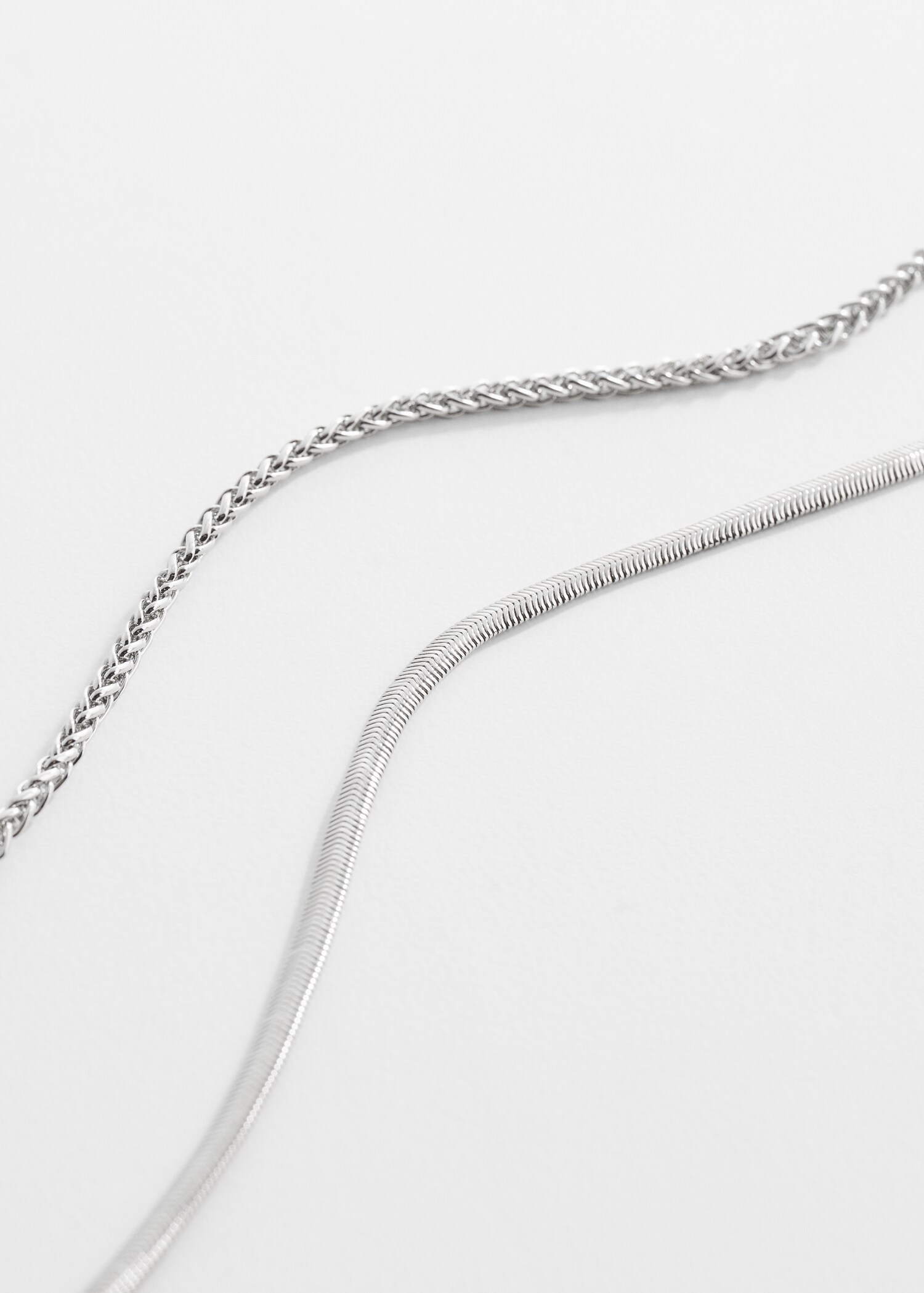 Mixed double necklace - Tampilan Sedang