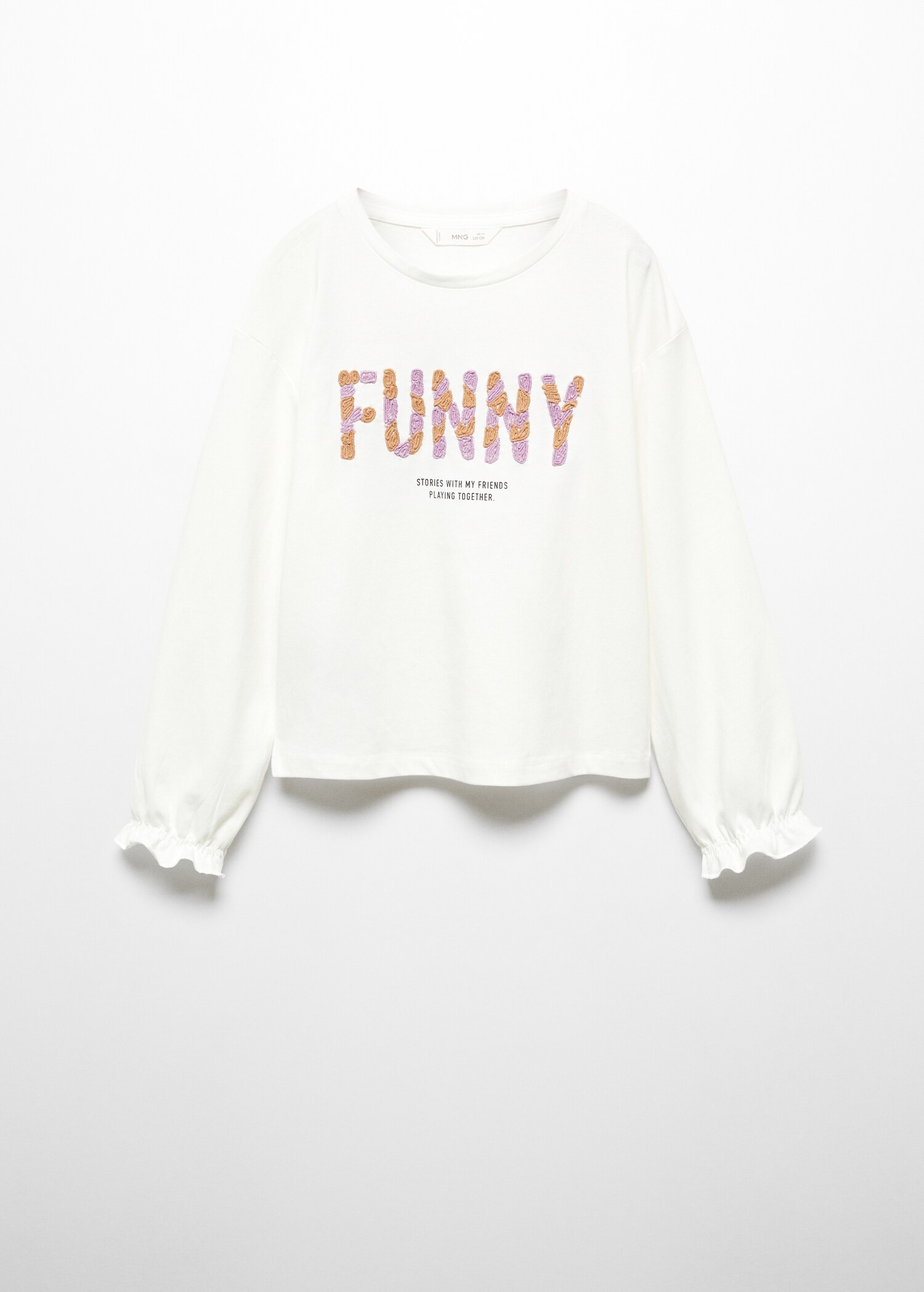 Camiseta mensaje estampado - Artículo sin modelo
