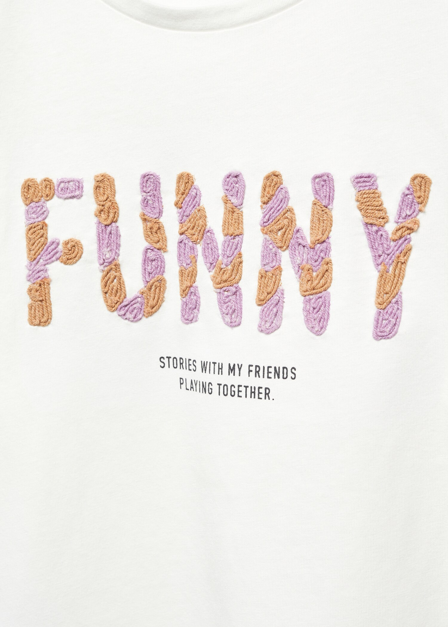 Camiseta mensaje estampado - Detalle del artículo 8