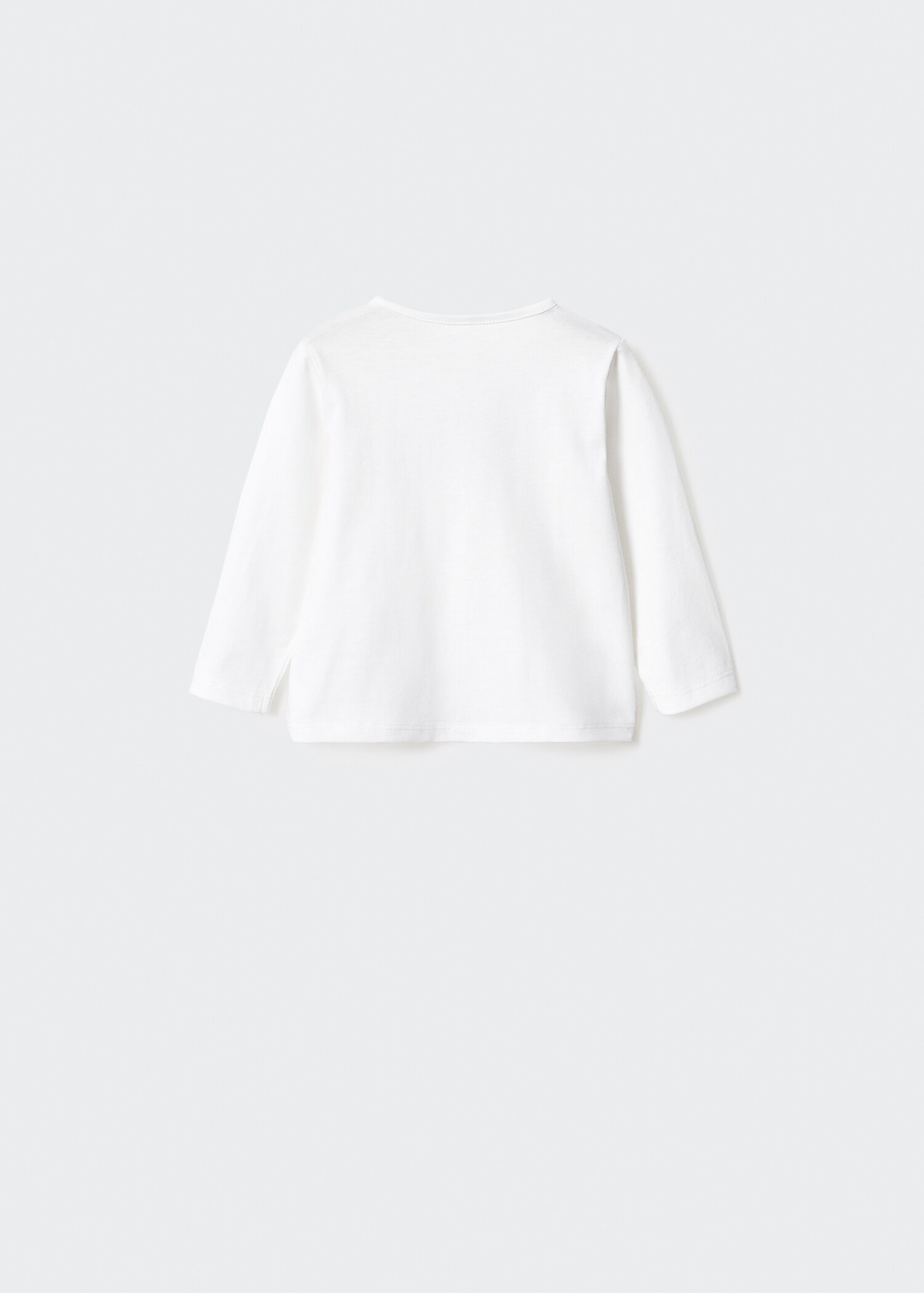 Camiseta manga larga estampada - Reverso del artículo