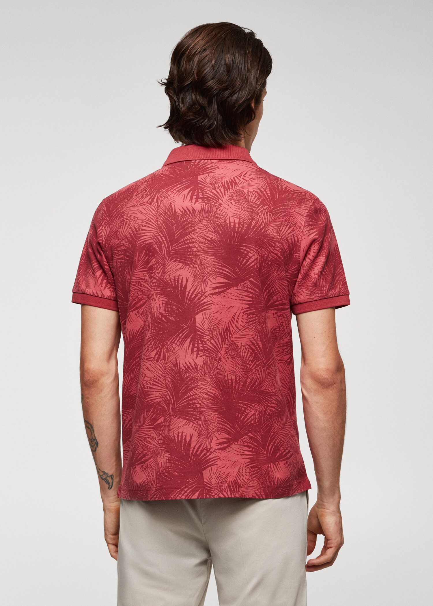 Polo estampado palmeras - Reverso del artículo